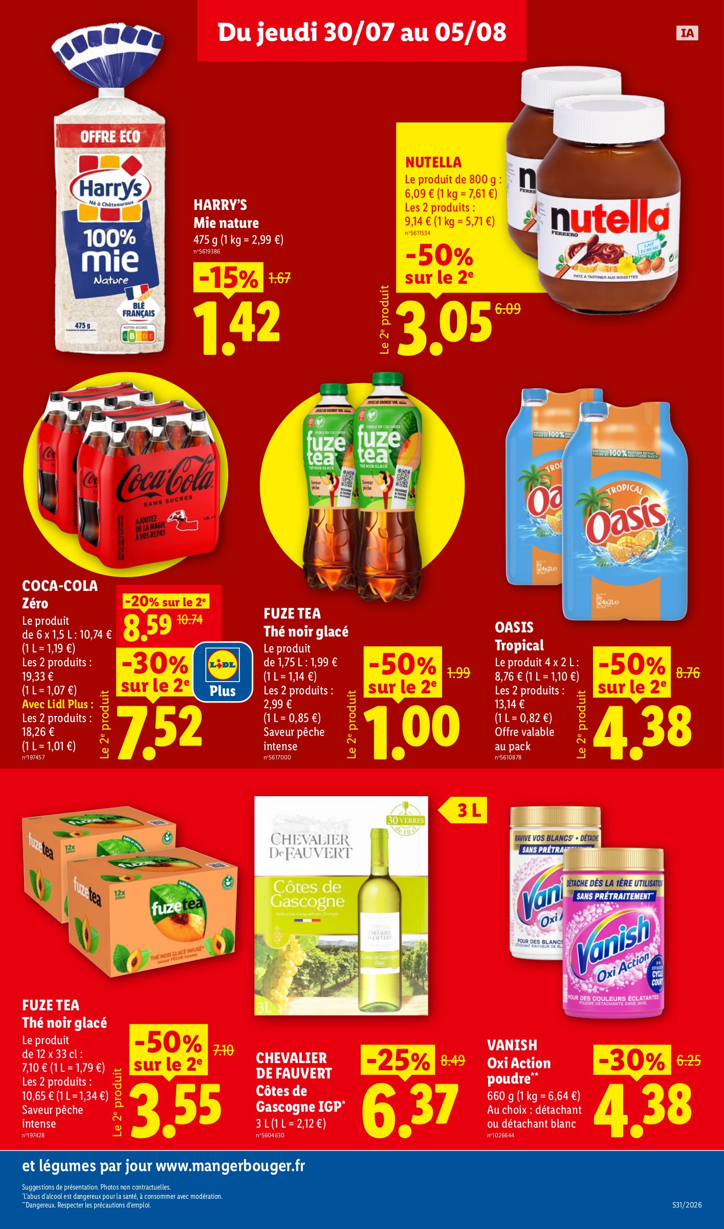 lidl - Flyer Lidl pour la semaine prochaine du de jeudi 30/07/2026 au du mercredi 05/08/2026 - page: 15