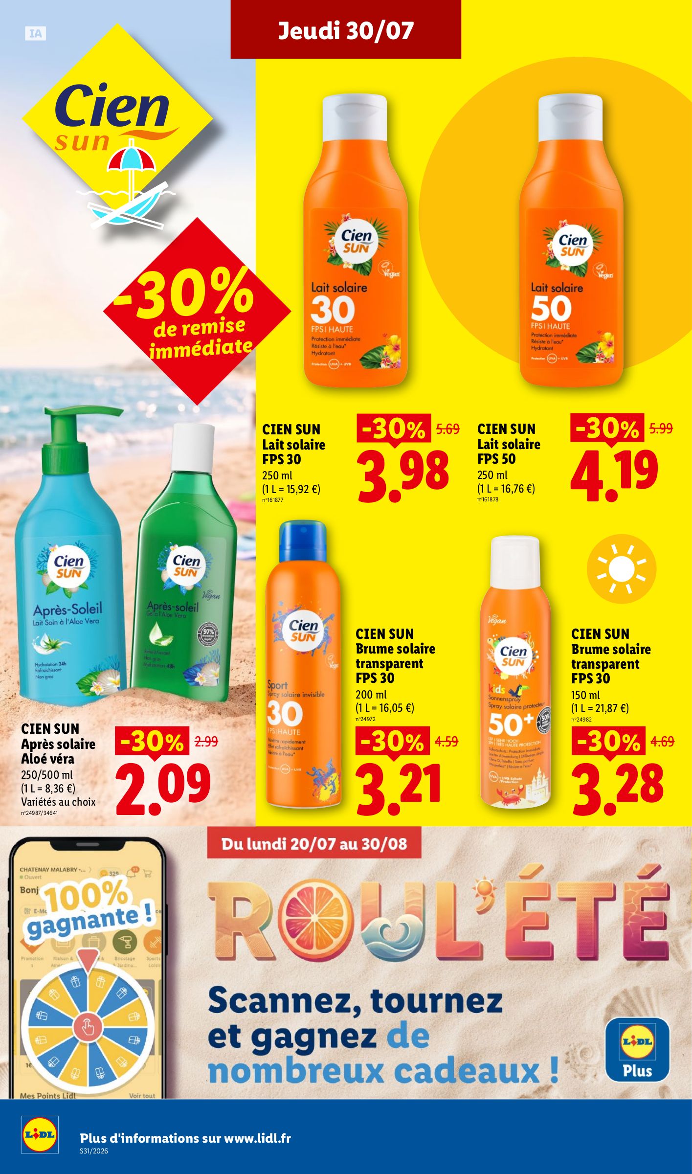 lidl - Flyer Lidl pour la semaine prochaine du de jeudi 30/07/2026 au du mercredi 05/08/2026 - page: 26
