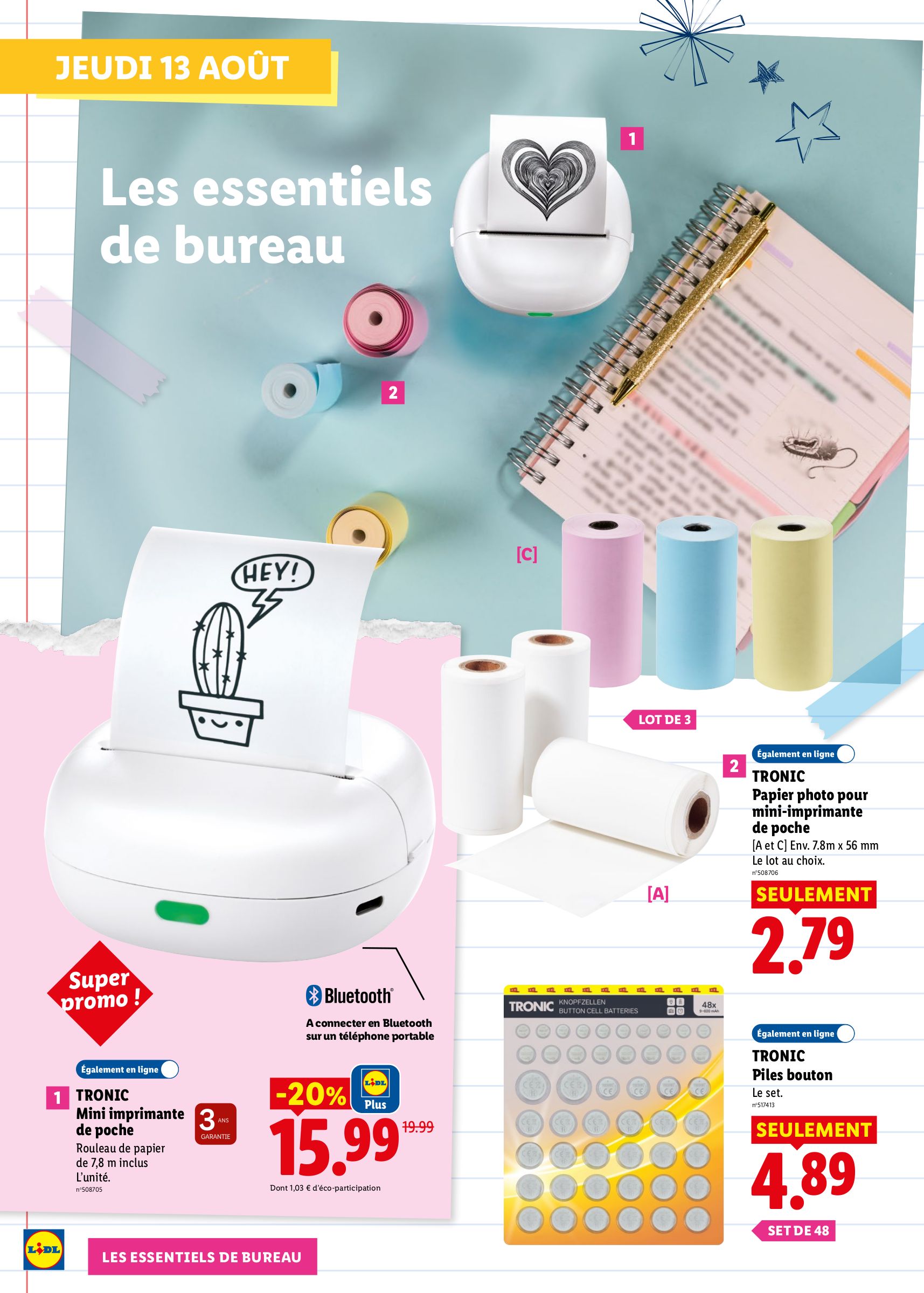 lidl - Flyer Lidl - Préparez la rentrée pour la semaine prochaine du de jeudi 13/08/2026 au du mercredi 26/08/2026 - page: 14