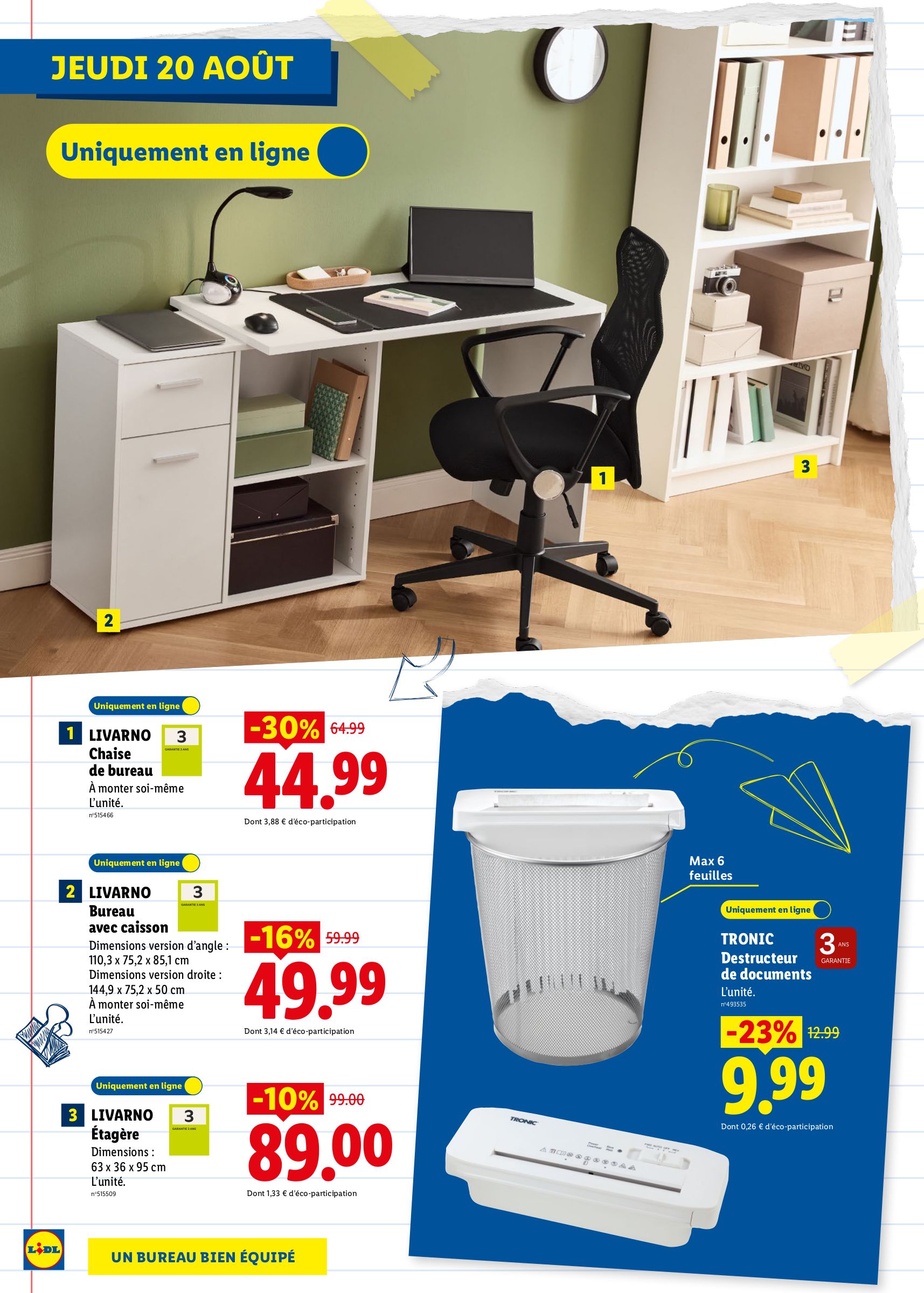 lidl - Flyer Lidl - Préparez la rentrée pour la semaine prochaine du de jeudi 13/08/2026 au du mercredi 26/08/2026 - page: 26