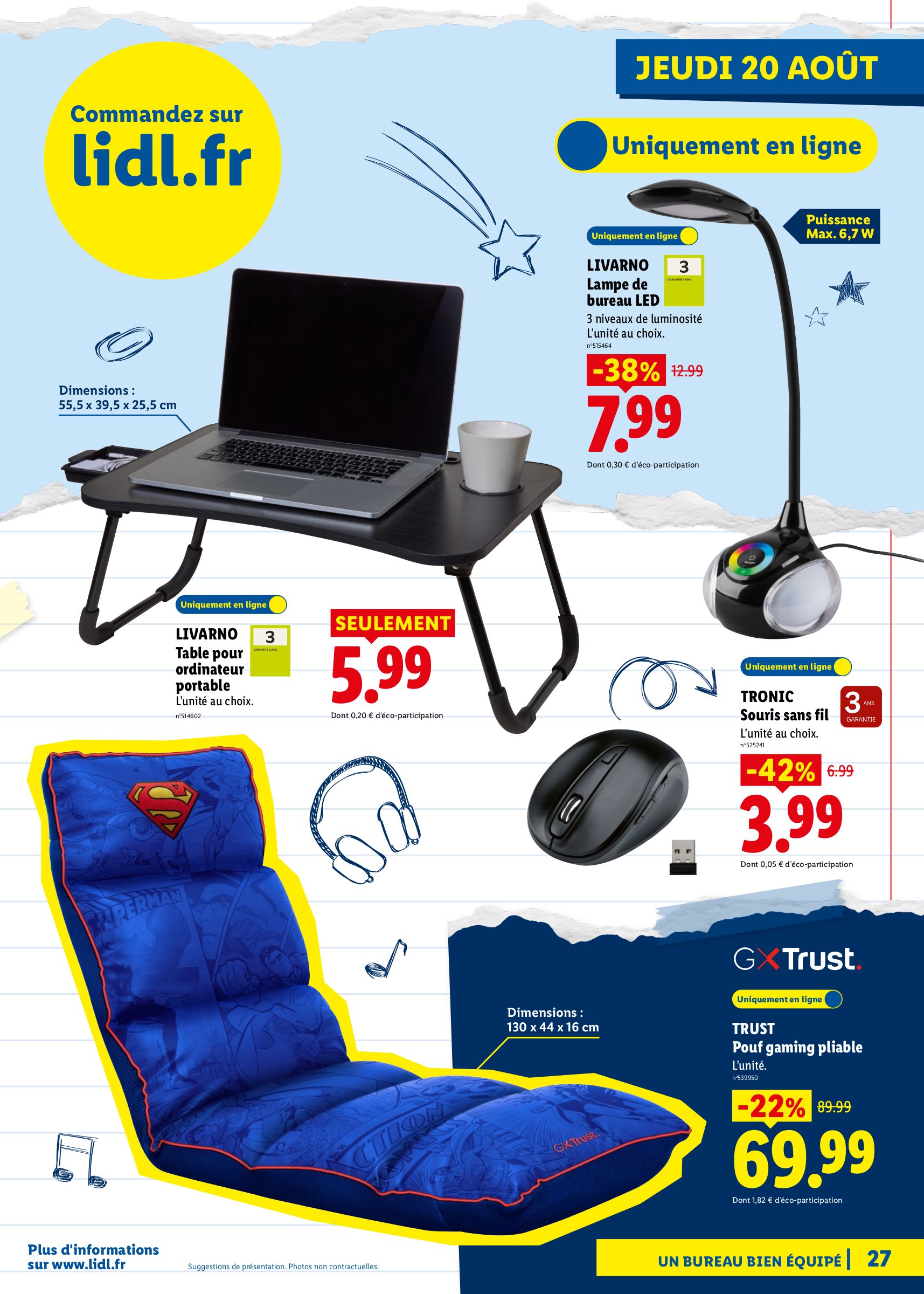 lidl - Flyer Lidl - Préparez la rentrée pour la semaine prochaine du de jeudi 13/08/2026 au du mercredi 26/08/2026 - page: 27