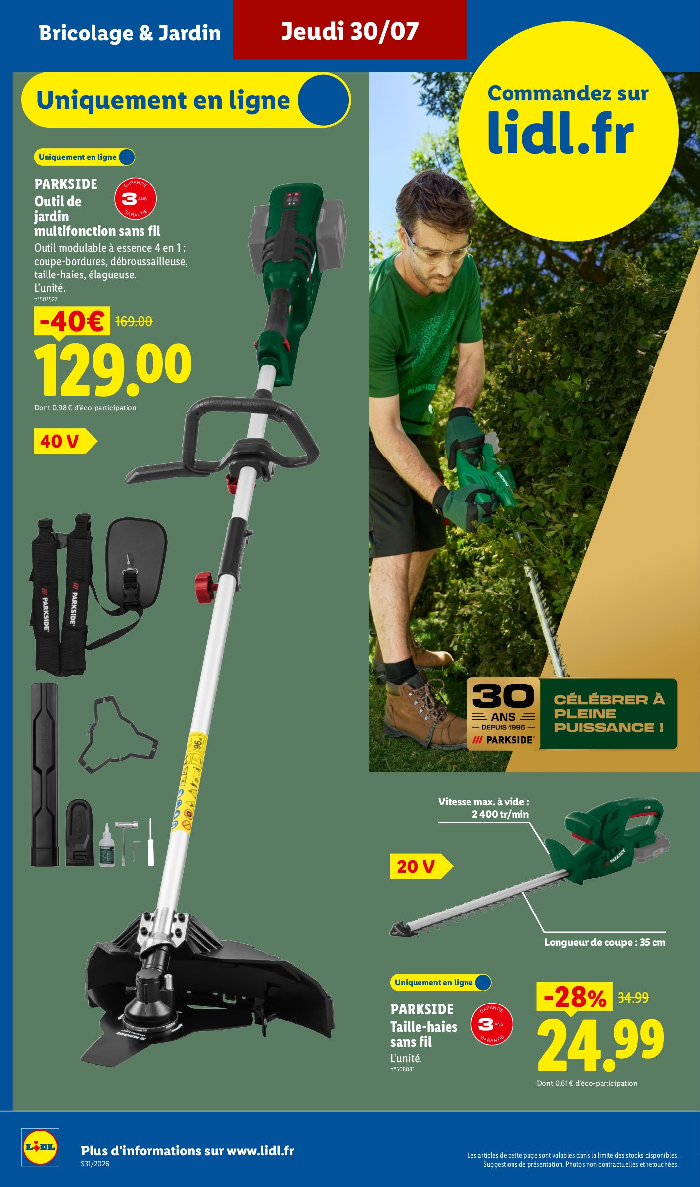 lidl - Current Lidl - Exclu Web leaflet valid from du lundi 27/07/2026 to de jeudi 30/07/2026 - page: 8