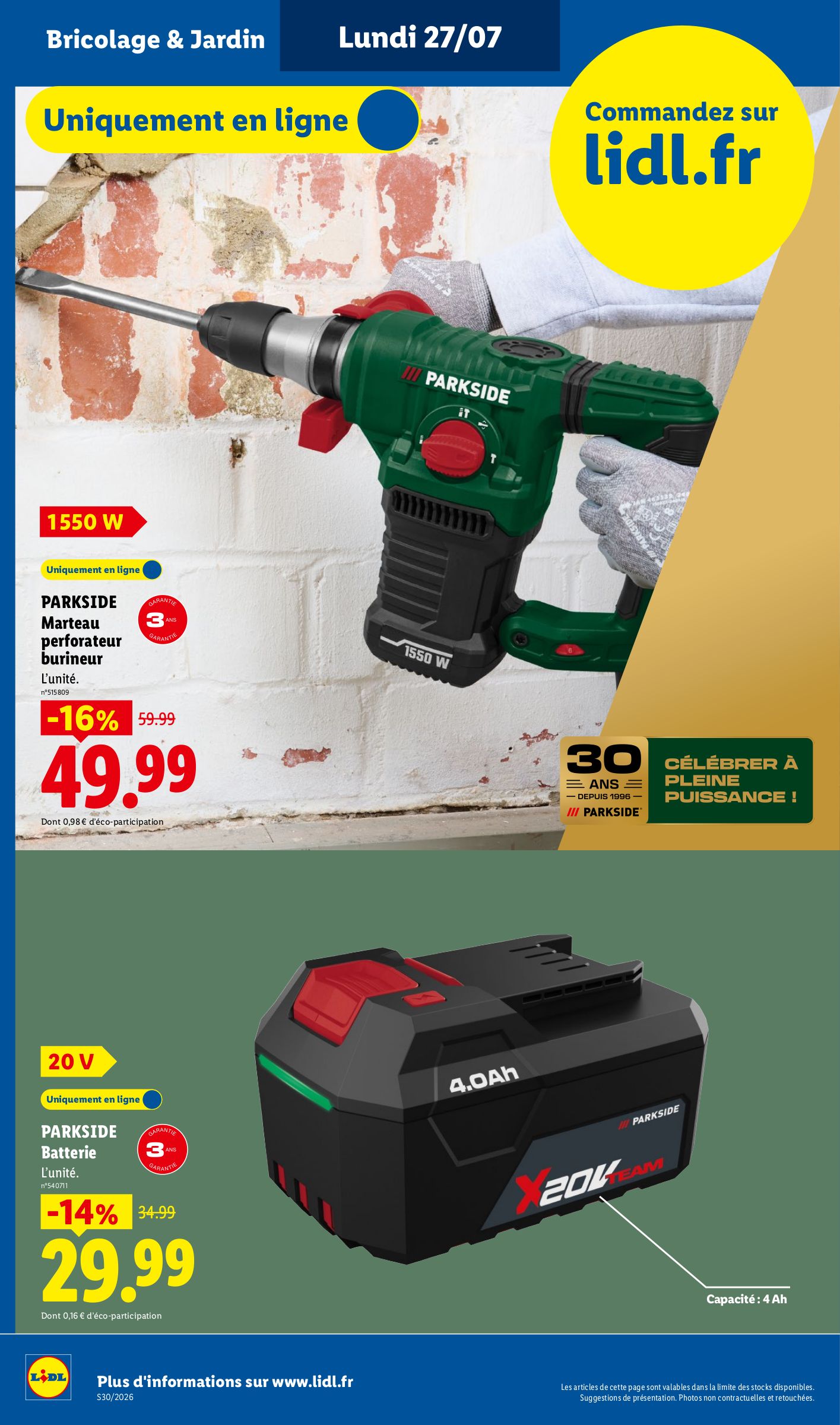 lidl - Current Lidl - Exclu Web leaflet valid from du lundi 27/07/2026 to de jeudi 30/07/2026 - page: 2