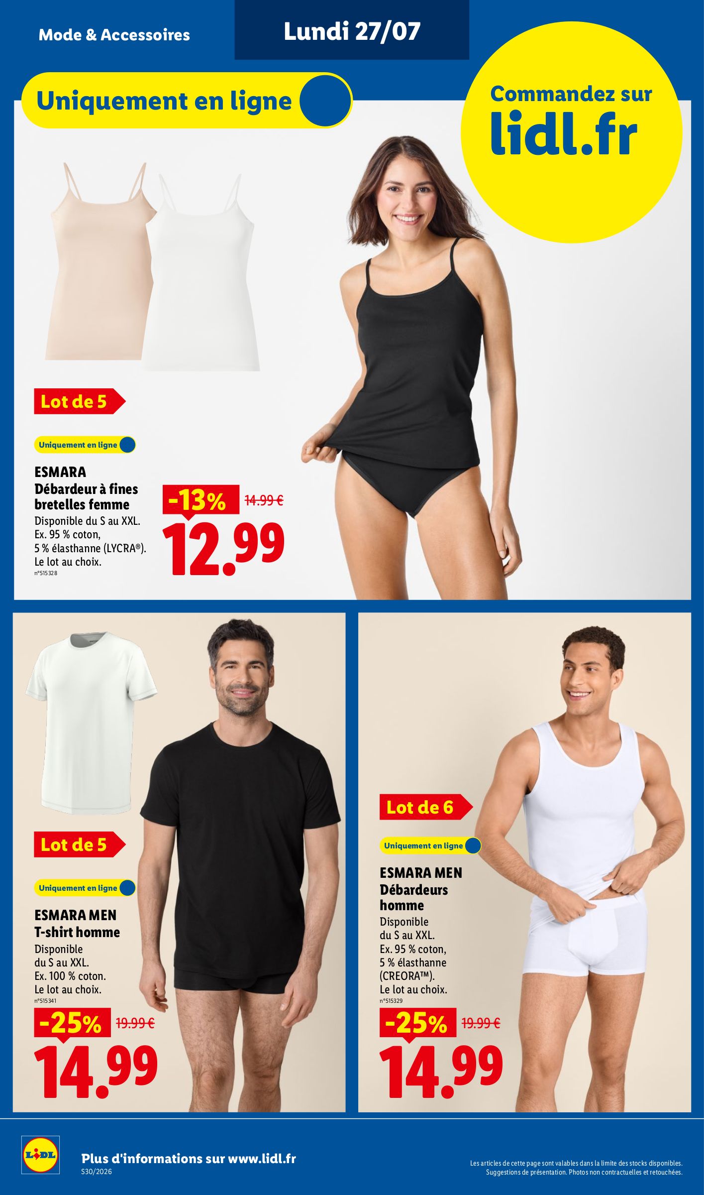 lidl - Current Lidl - Exclu Web leaflet valid from du lundi 27/07/2026 to de jeudi 30/07/2026 - page: 6