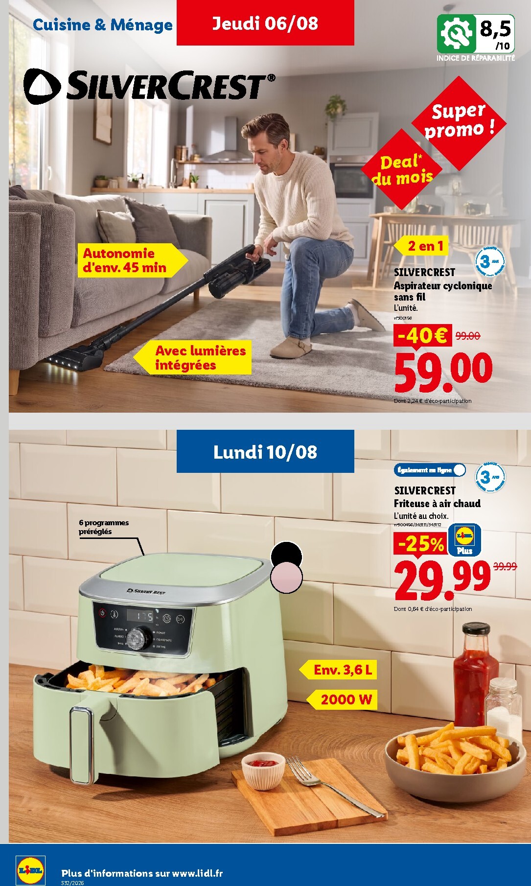 lidl - Flyer Lidl pour la semaine prochaine du de jeudi 06/08/2026 au du mercredi 12/08/2026 - page: 58