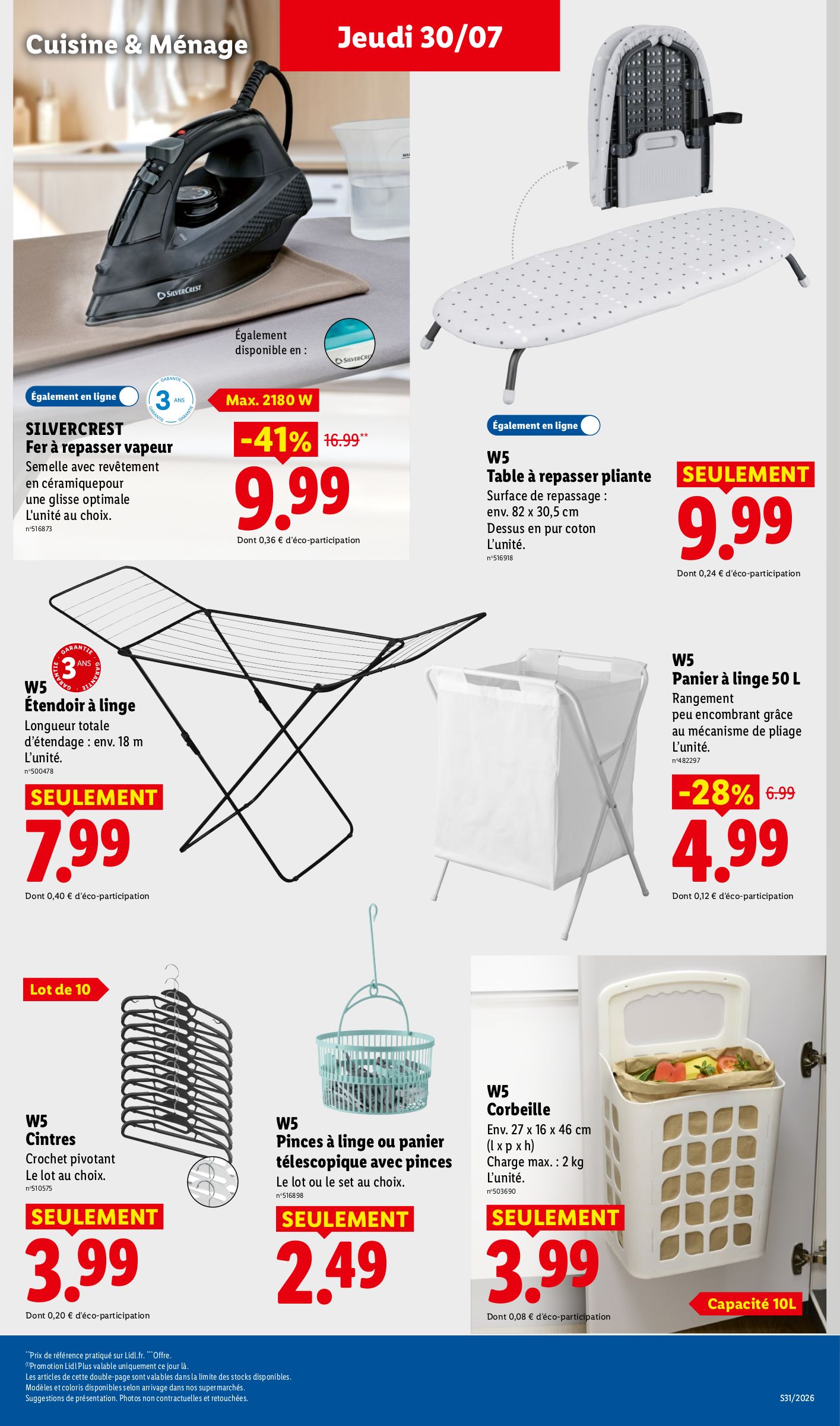 lidl - Current Lidl leaflet valid from de jeudi 30/07/2026 to du mercredi 05/08/2026 - page: 35