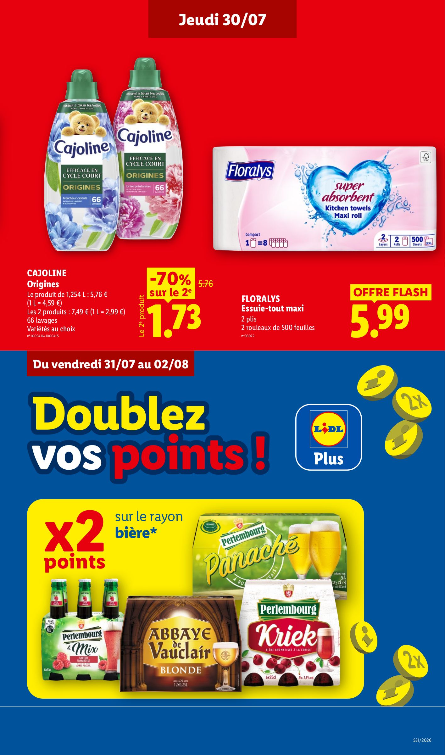 lidl - Current Lidl leaflet valid from de jeudi 30/07/2026 to du mercredi 05/08/2026 - page: 25