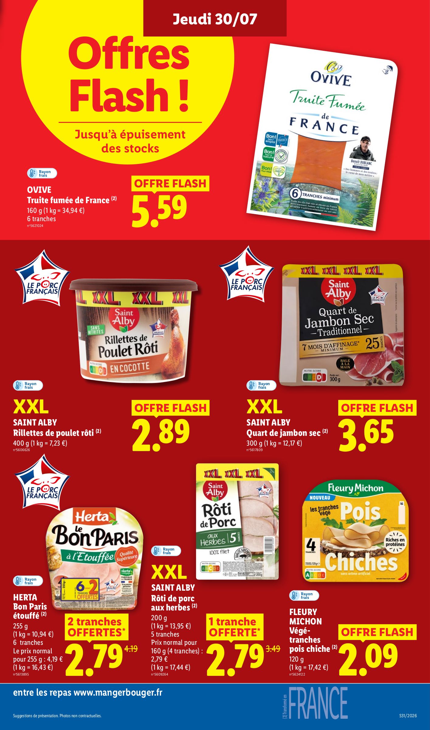 lidl - Current Lidl leaflet valid from de jeudi 30/07/2026 to du mercredi 05/08/2026 - page: 19