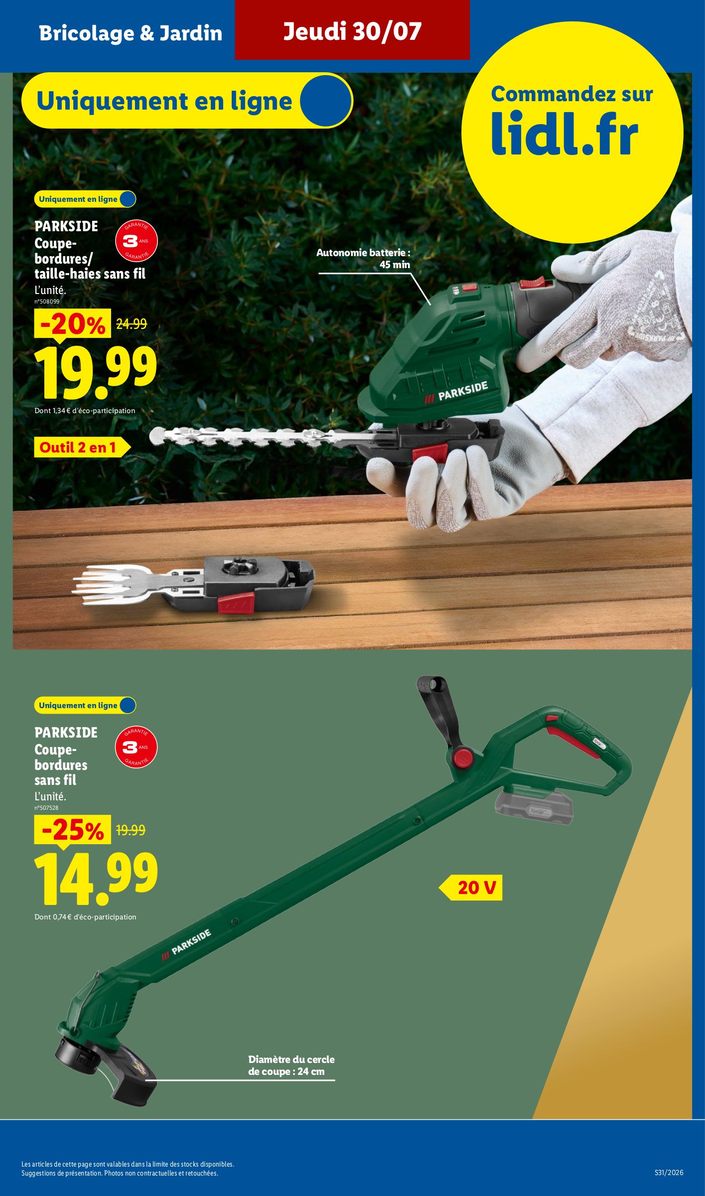 lidl - Current Lidl leaflet valid from de jeudi 30/07/2026 to du mercredi 05/08/2026 - page: 7