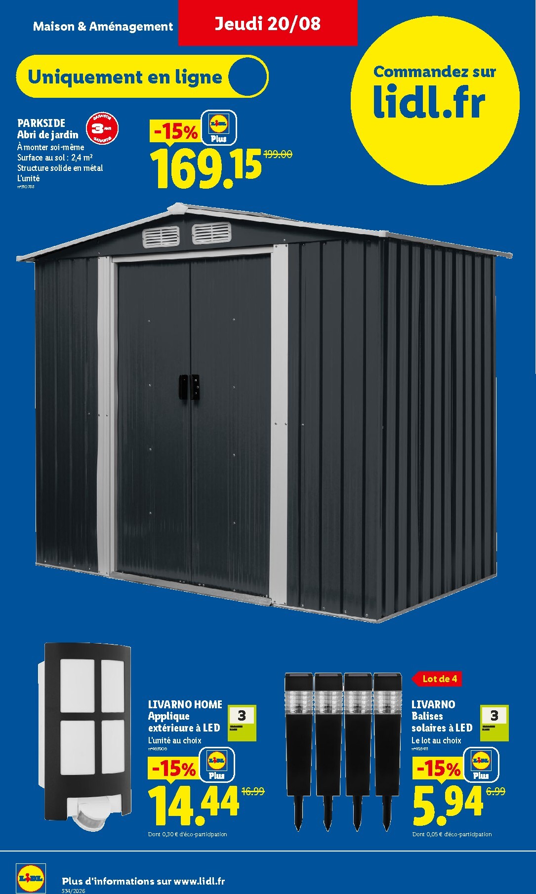 lidl - Prospectus Lidl valide du de jeudi 20/08/2026 au du mercredi 26/08/2026 - page: 40