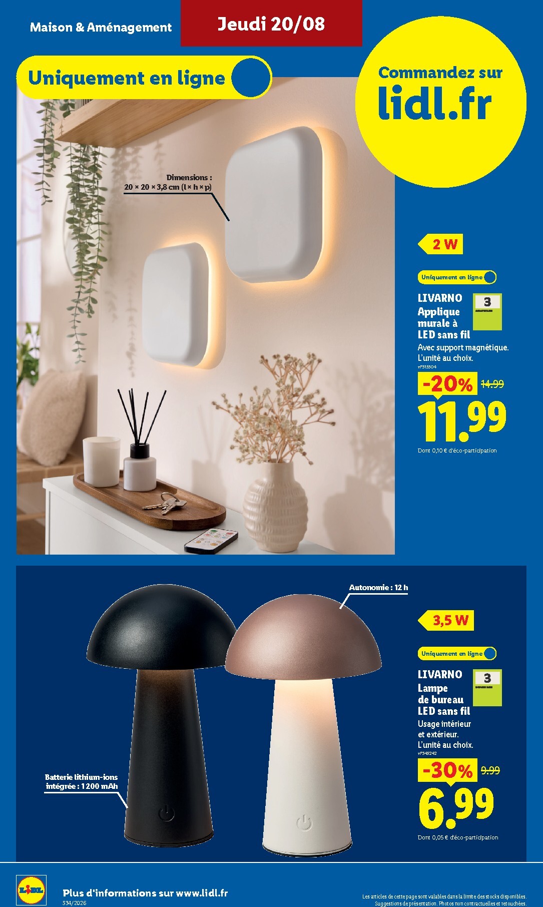 lidl - Prospectus Lidl valide du de jeudi 20/08/2026 au du mercredi 26/08/2026 - page: 6
