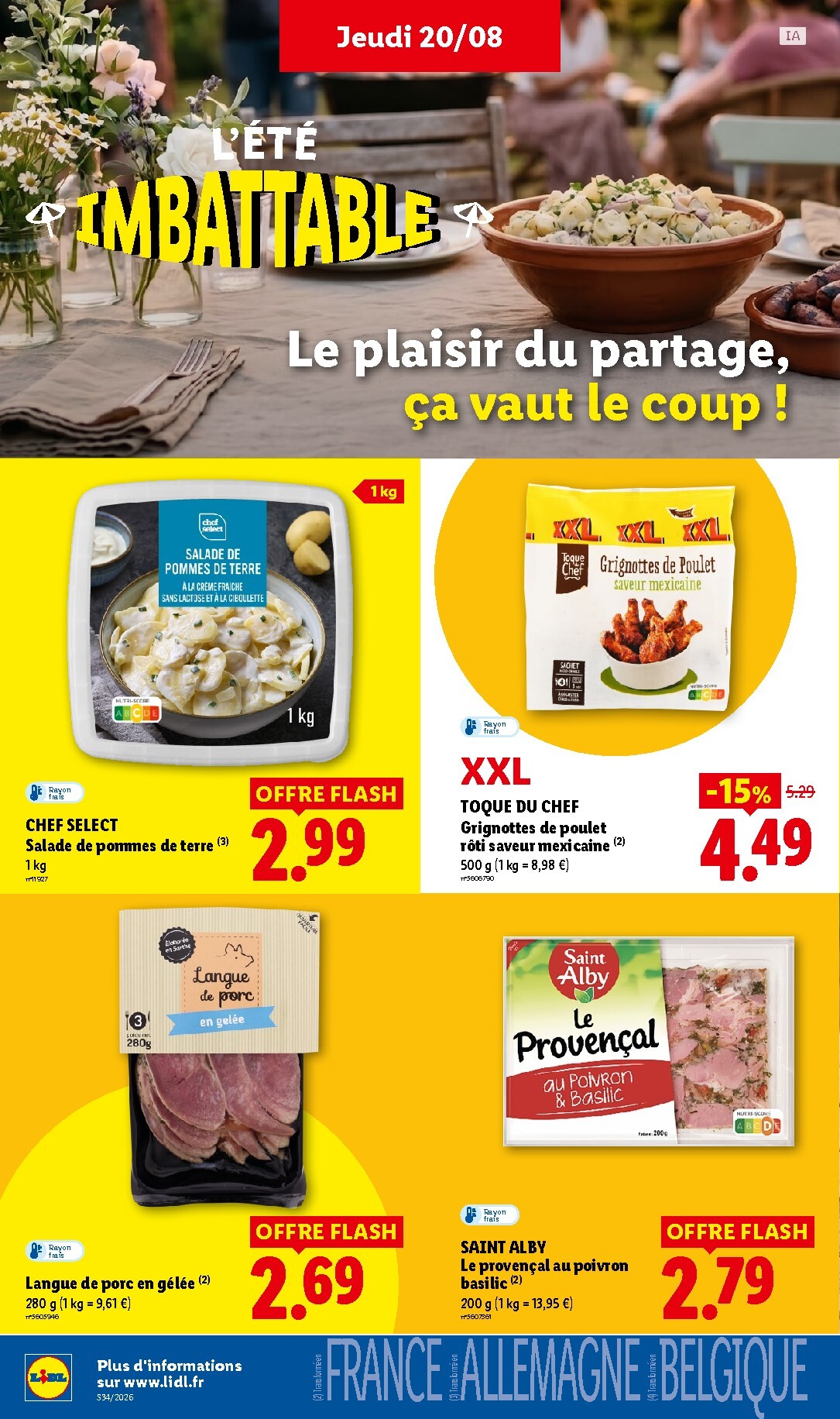 lidl - Prospectus Lidl valide du de jeudi 20/08/2026 au du mercredi 26/08/2026 - page: 22