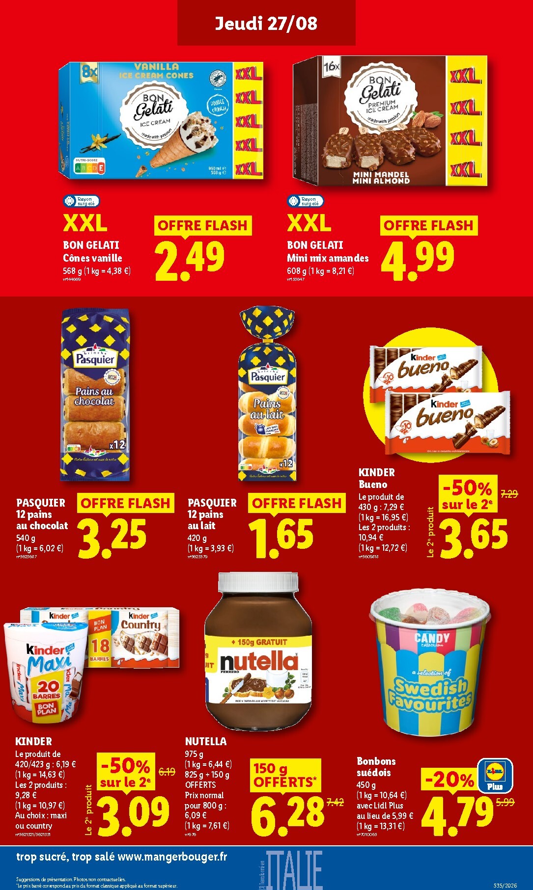 lidl - Flyer Lidl pour la semaine prochaine du de jeudi 27/08/2026 au du mercredi 02/09/2026 - page: 17