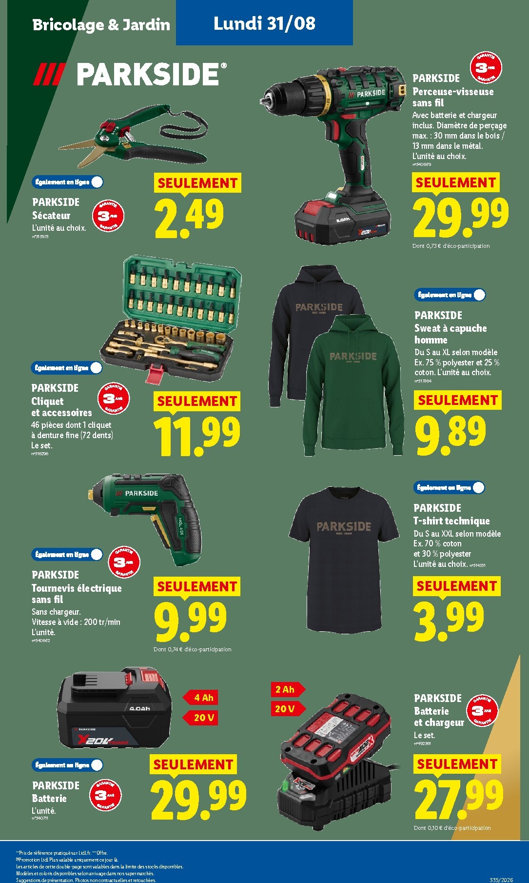 lidl - Flyer Lidl pour la semaine prochaine du de jeudi 27/08/2026 au du mercredi 02/09/2026 - page: 49