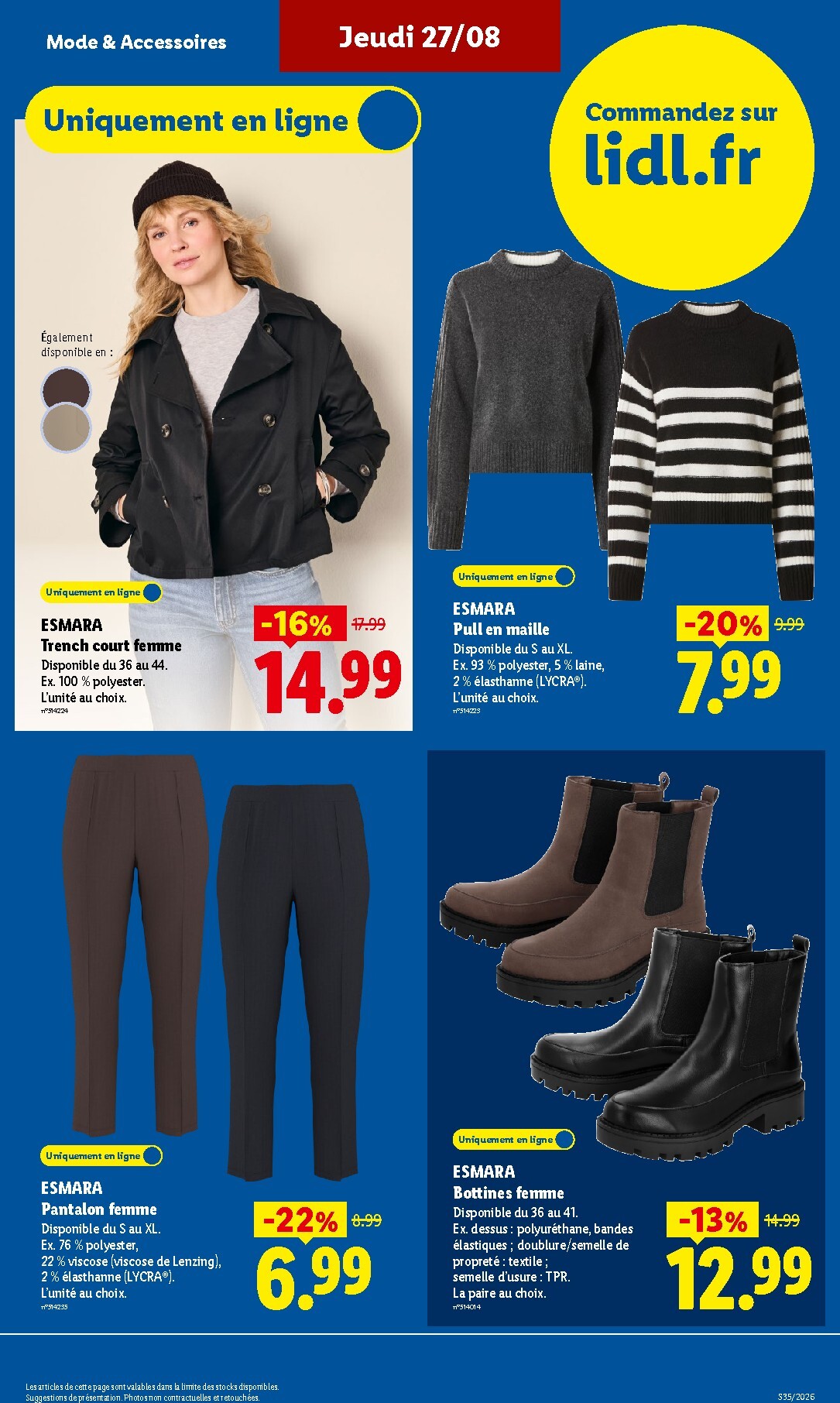 lidl - Flyer Lidl pour la semaine prochaine du de jeudi 27/08/2026 au du mercredi 02/09/2026 - page: 35