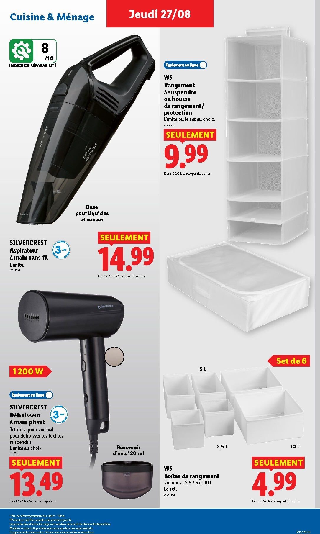 lidl - Flyer Lidl pour la semaine prochaine du de jeudi 27/08/2026 au du mercredi 02/09/2026 - page: 37