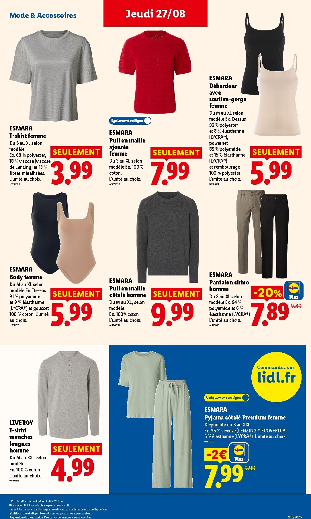 lidl - Flyer Lidl pour la semaine prochaine du de jeudi 27/08/2026 au du mercredi 02/09/2026 - page: 43