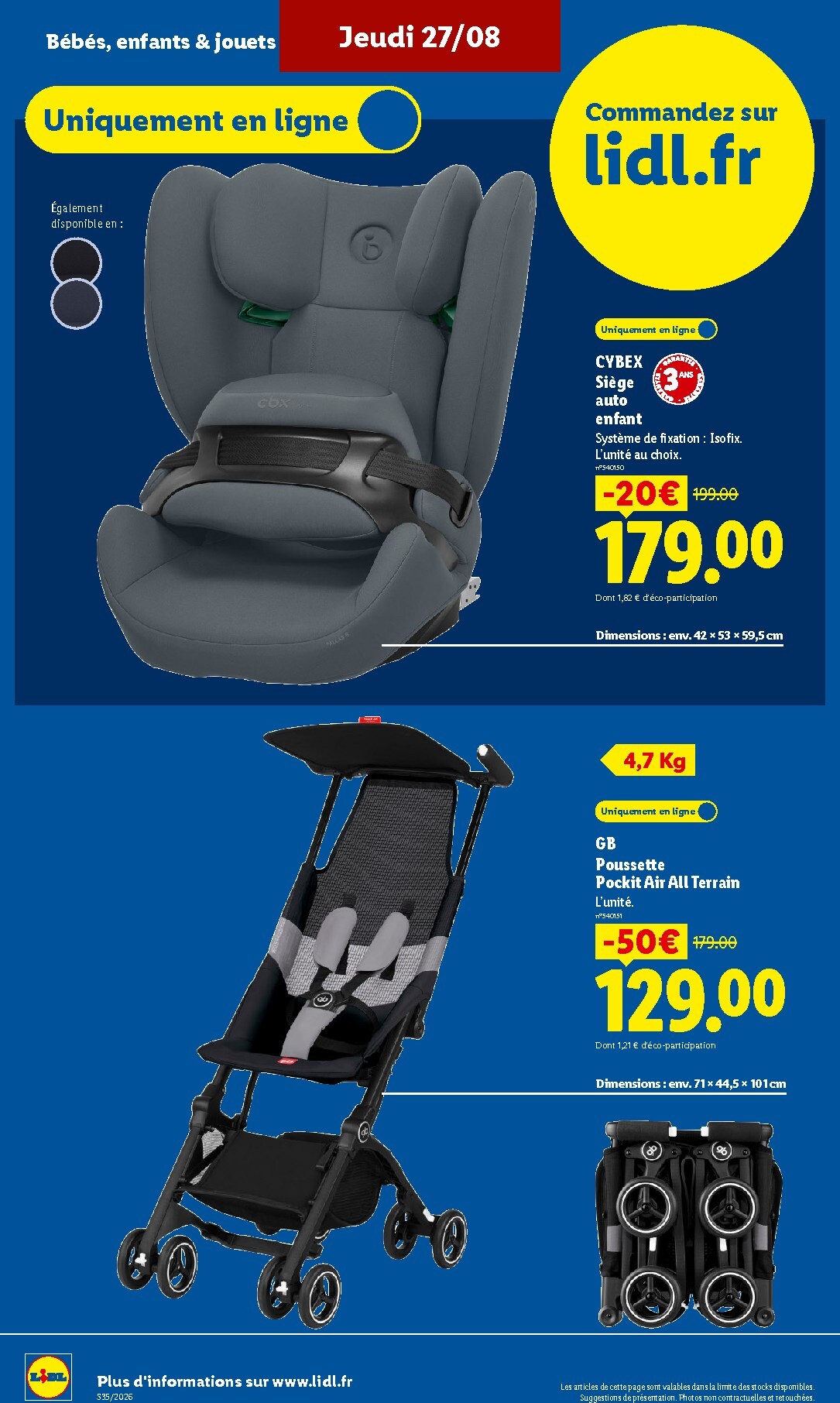 lidl - Current Lidl - Exclu Web leaflet valid from du lundi 24/08/2026 to de jeudi 27/08/2026 - page: 10