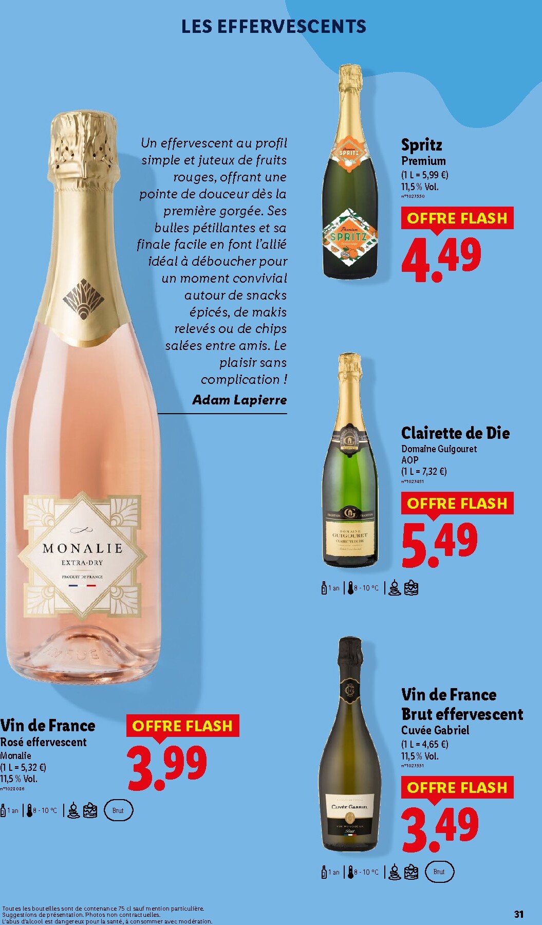 lidl - Flyer Lidl - Foire aux Vins pour la semaine prochaine du de jeudi 03/09/2026 au de jeudi 10/09/2026 - page: 31