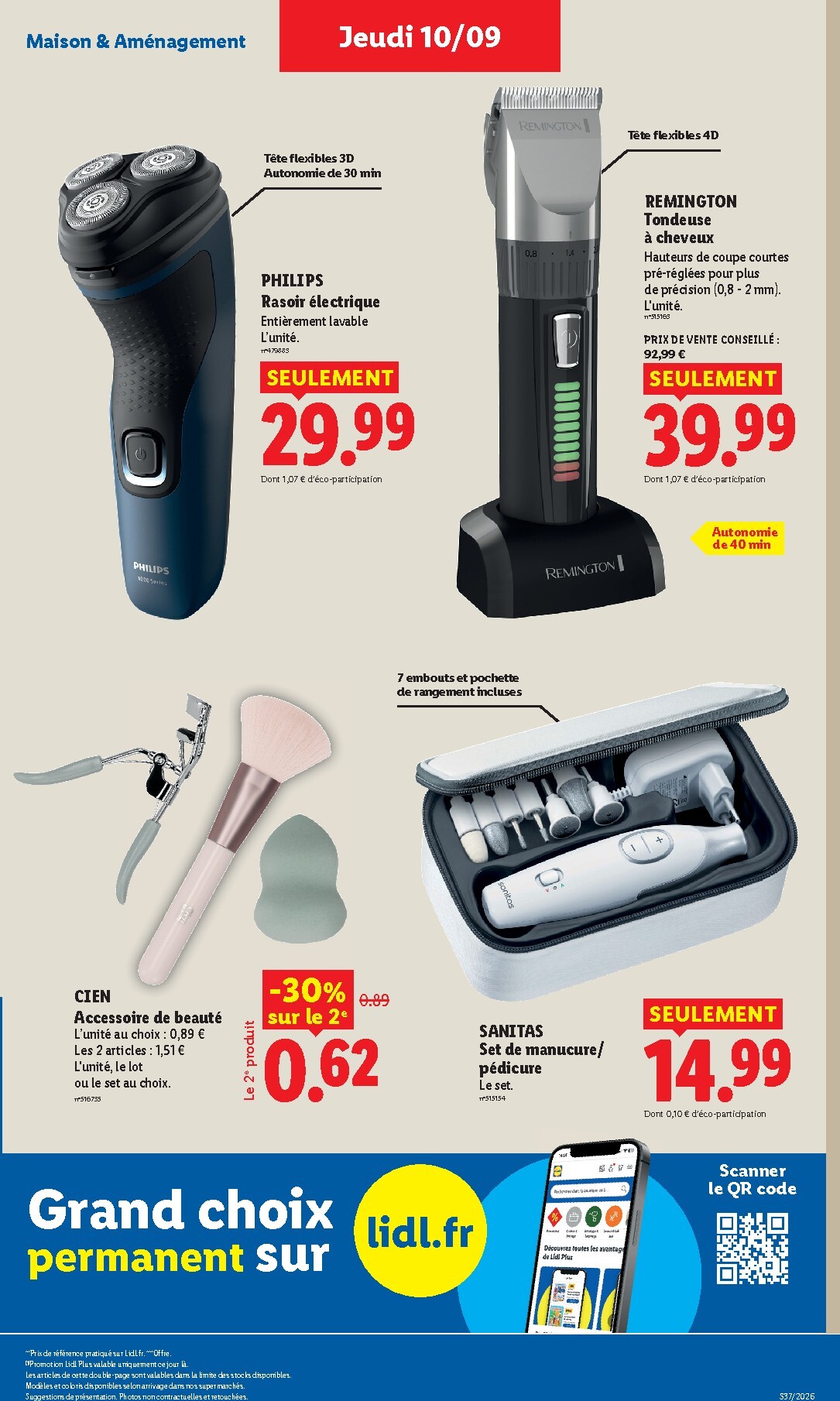 lidl - Flyer Lidl pour la semaine prochaine du de jeudi 10/09/2026 au du mercredi 16/09/2026 - page: 29