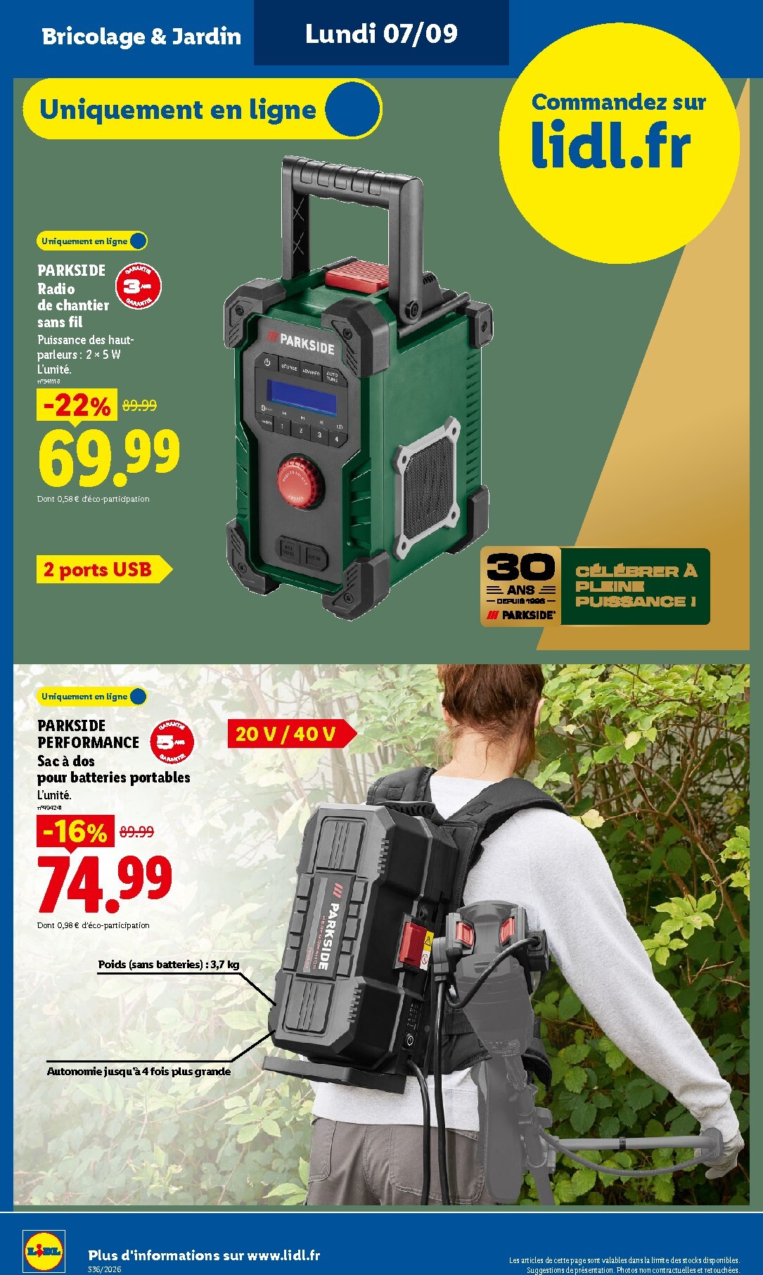lidl - Current Lidl leaflet valid from de jeudi 03/09/2026 to du mercredi 09/09/2026 - page: 46