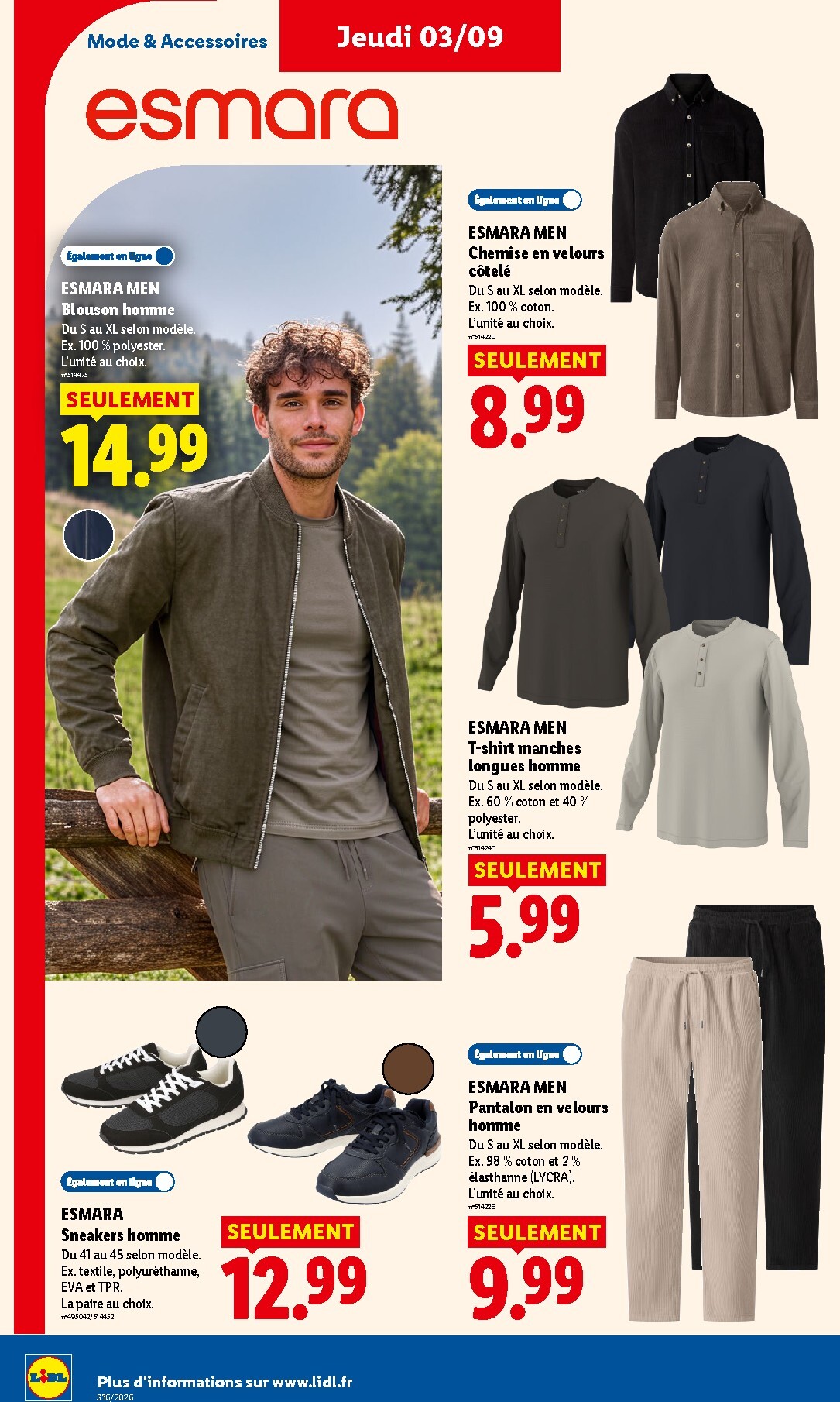 lidl - Current Lidl leaflet valid from de jeudi 03/09/2026 to du mercredi 09/09/2026 - page: 44