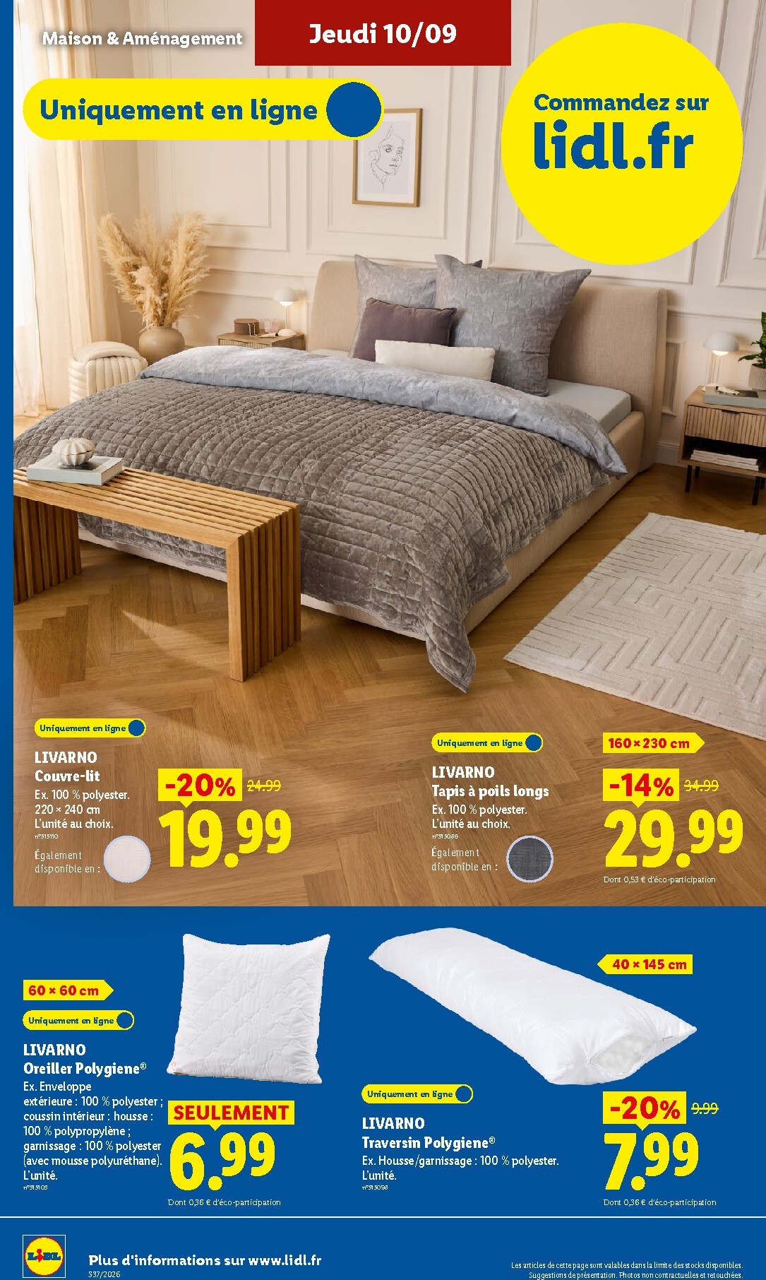 lidl - Current Lidl - Exclu Web leaflet valid from du lundi 07/09/2026 to de jeudi 10/09/2026 - page: 12