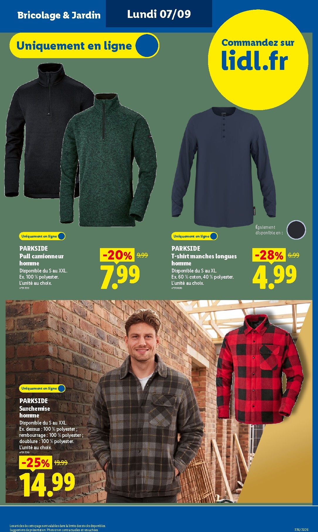lidl - Current Lidl - Exclu Web leaflet valid from du lundi 07/09/2026 to de jeudi 10/09/2026 - page: 7