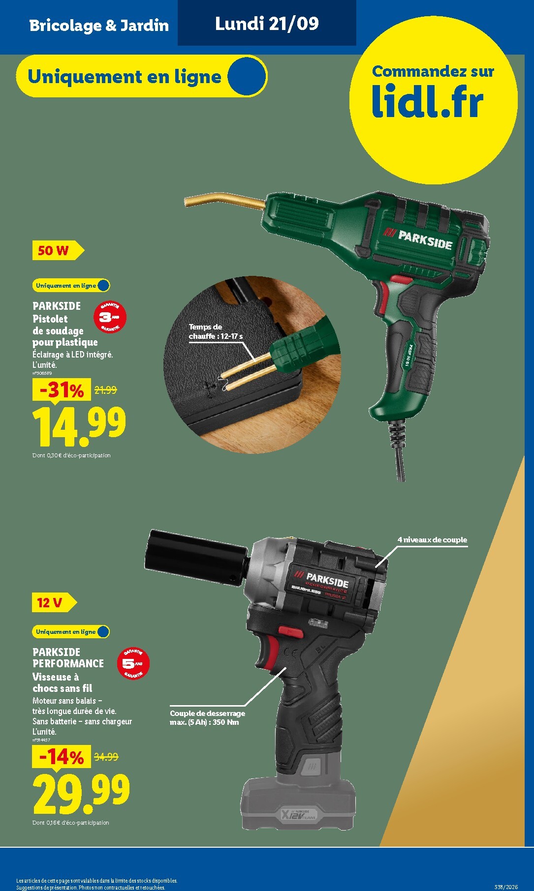 lidl - Flyer Lidl pour la semaine prochaine du de jeudi 17/09/2026 au du mercredi 23/09/2026 - page: 9