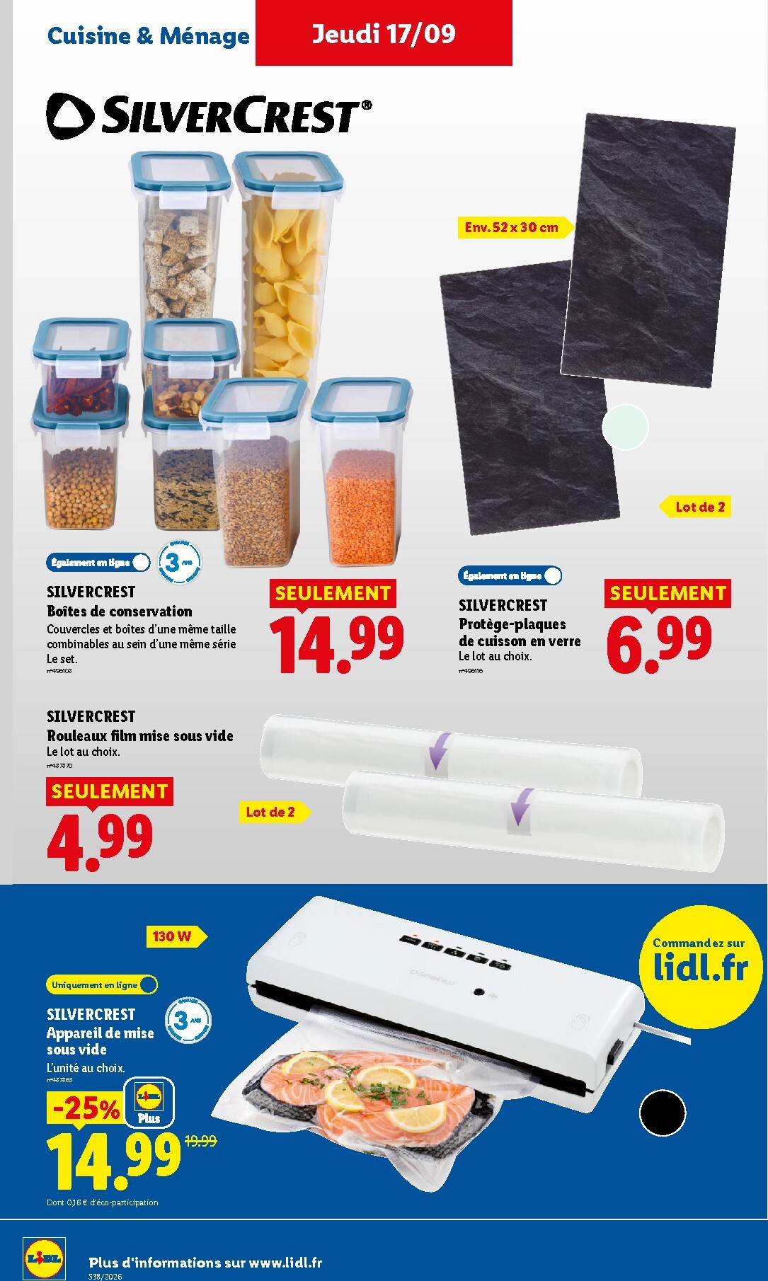 lidl - Flyer Lidl pour la semaine prochaine du de jeudi 17/09/2026 au du mercredi 23/09/2026 - page: 38