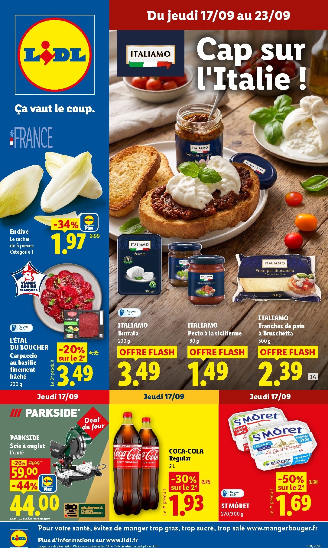 lidl - Flyer Lidl pour la semaine prochaine du de jeudi 17/09/2026 au du mercredi 23/09/2026 - page: 1
