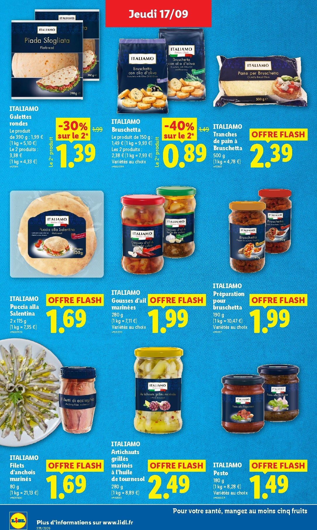 lidl - Flyer Lidl pour la semaine prochaine du de jeudi 17/09/2026 au du mercredi 23/09/2026 - page: 22