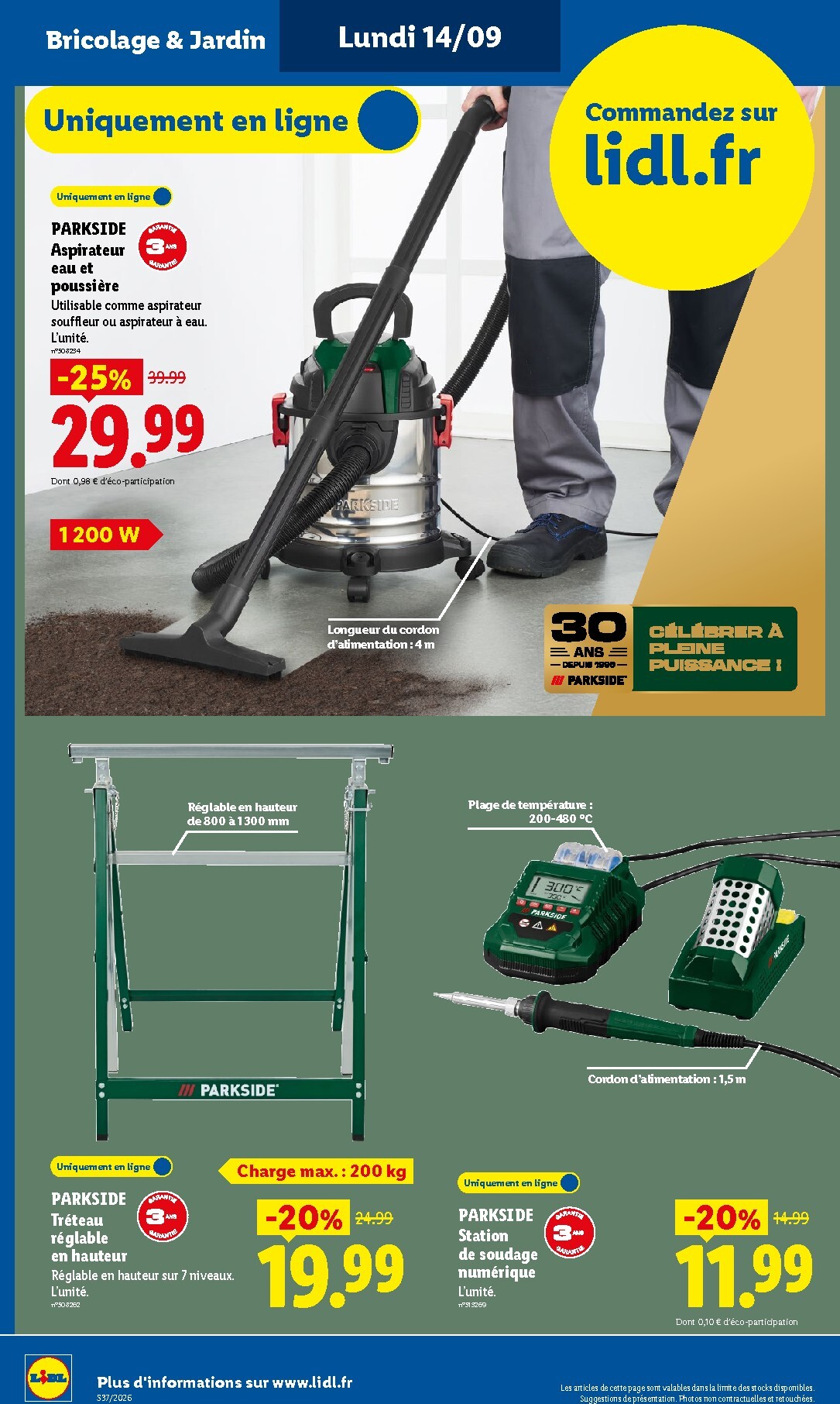 lidl - Current Lidl - Exclu Web leaflet valid from du lundi 14/09/2026 to de jeudi 17/09/2026 - page: 4