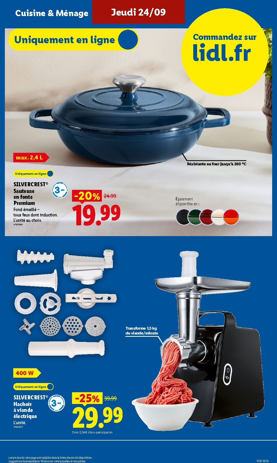lidl - Flyer Lidl pour la semaine prochaine du de jeudi 24/09/2026 au du mercredi 30/09/2026 - page: 7