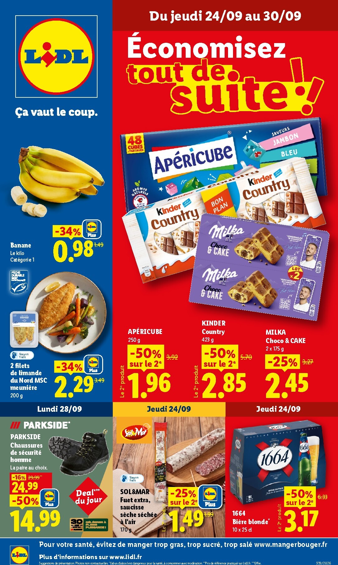 lidl - Flyer Lidl pour la semaine prochaine du de jeudi 24/09/2026 au du mercredi 30/09/2026 - page: 1