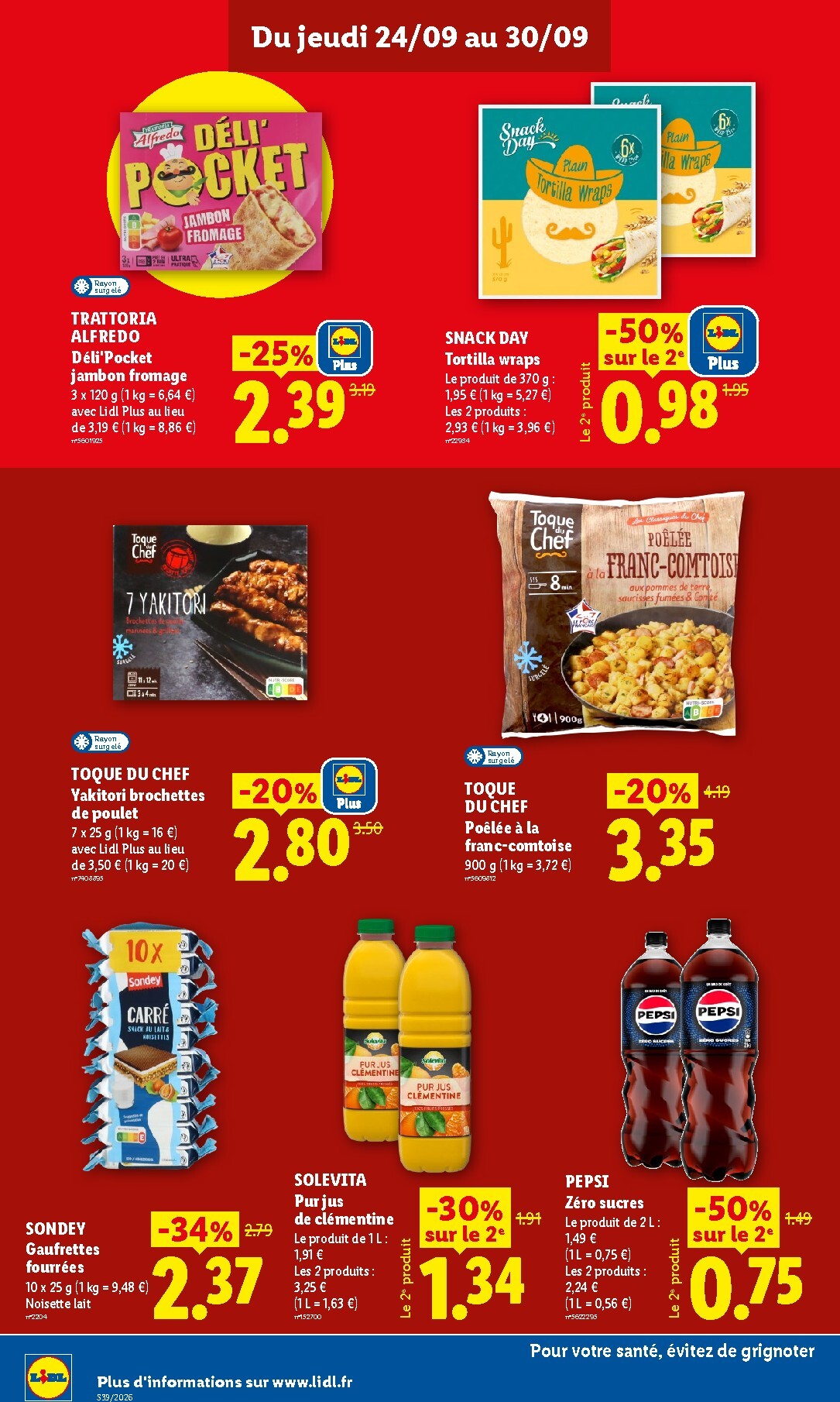 lidl - Flyer Lidl pour la semaine prochaine du de jeudi 24/09/2026 au du mercredi 30/09/2026 - page: 14