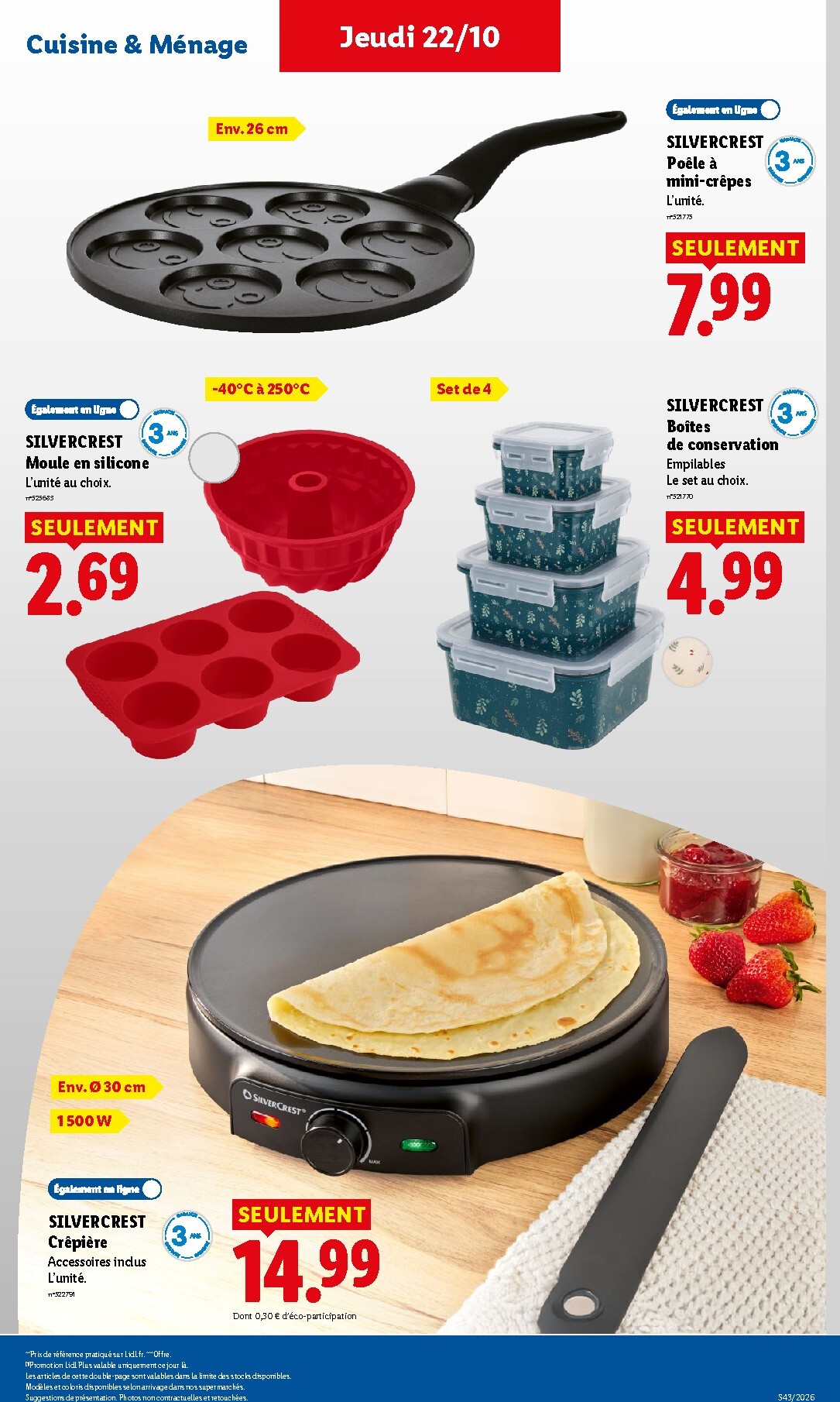 lidl - Flyer Lidl pour la semaine prochaine du de jeudi 22/10/2026 au du mercredi 28/10/2026 - page: 45