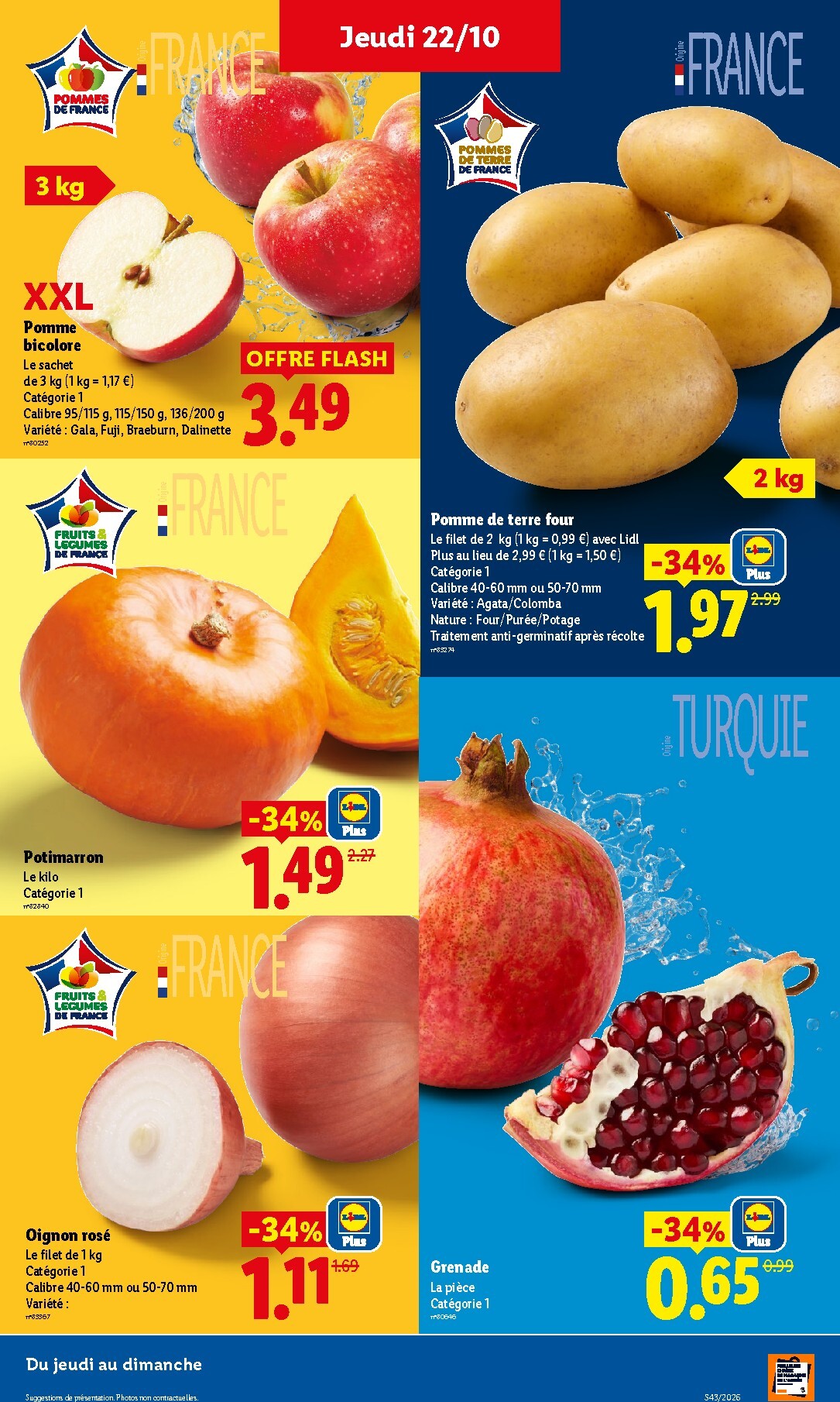 lidl - Flyer Lidl pour la semaine prochaine du de jeudi 22/10/2026 au du mercredi 28/10/2026 - page: 3