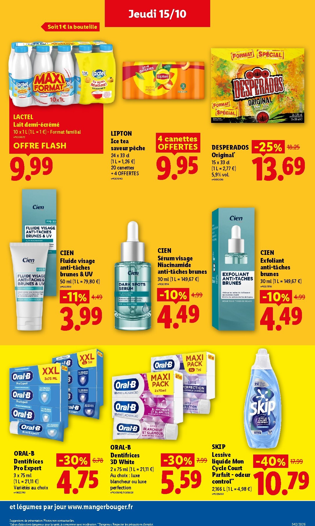 lidl - Current Lidl leaflet valid from de jeudi 15/10/2026 to du mercredi 21/10/2026 - page: 21