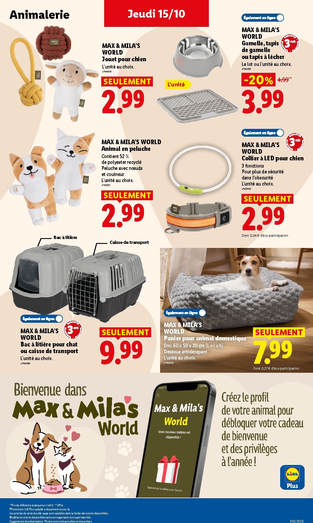 lidl - Current Lidl leaflet valid from de jeudi 15/10/2026 to du mercredi 21/10/2026 - page: 45
