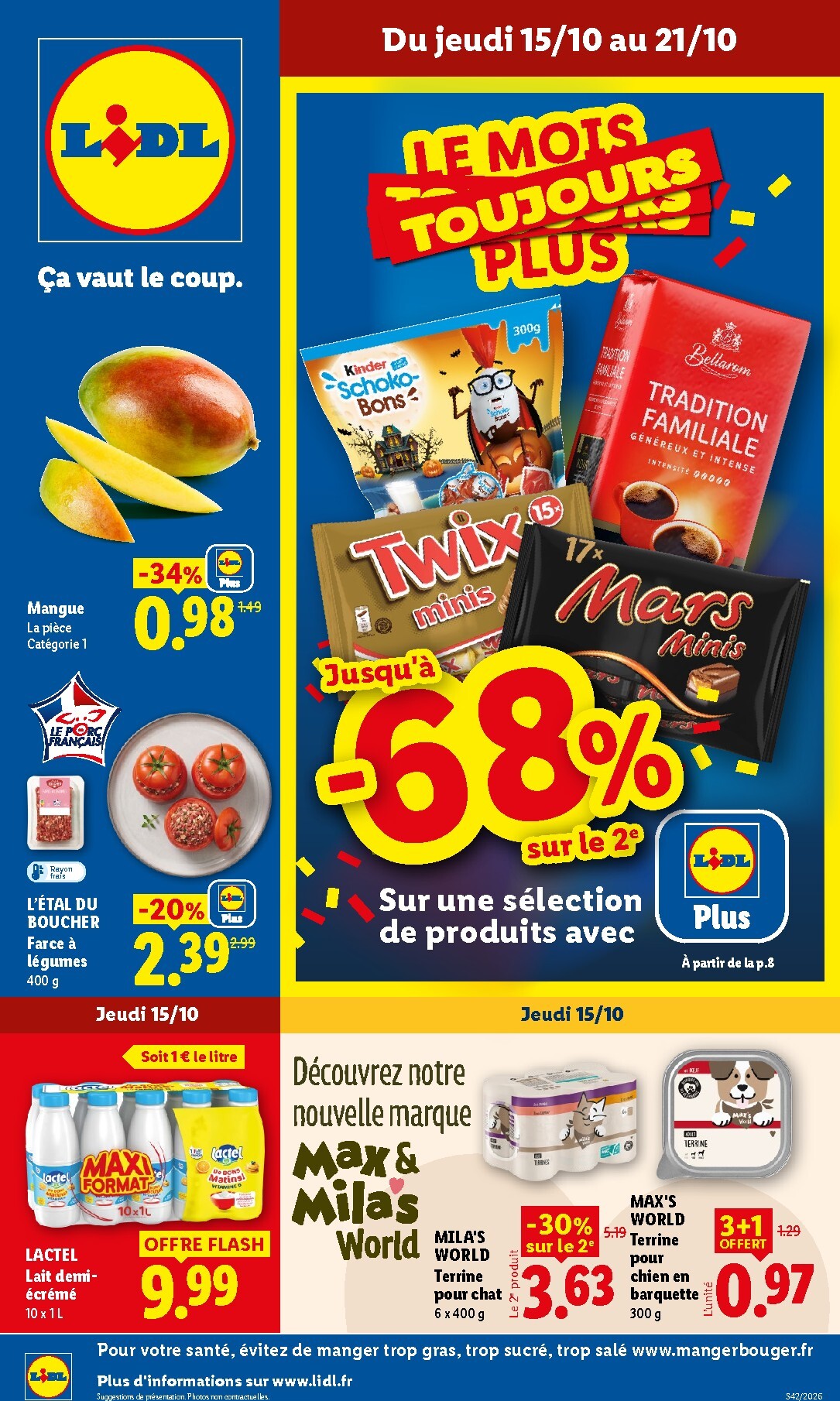 lidl - Current Lidl leaflet valid from de jeudi 15/10/2026 to du mercredi 21/10/2026