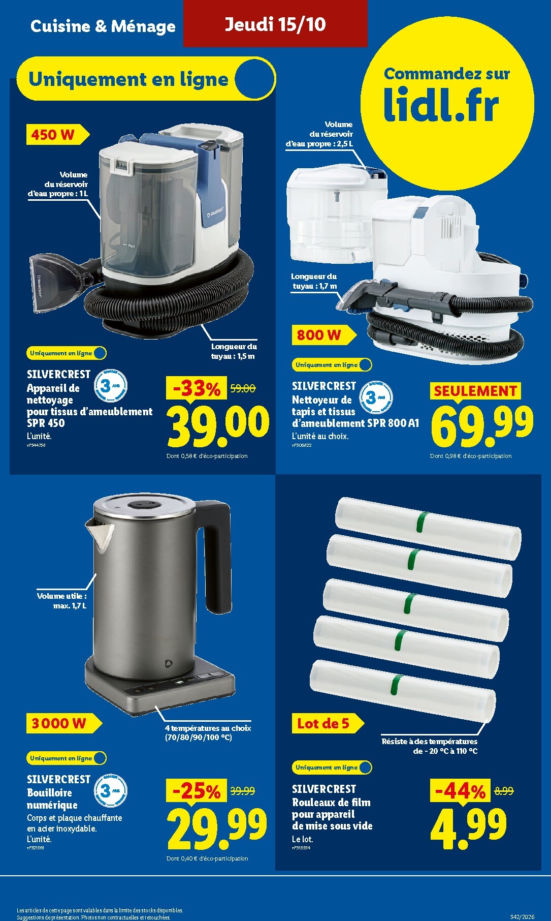 lidl - Current Lidl leaflet valid from de jeudi 15/10/2026 to du mercredi 21/10/2026 - page: 27