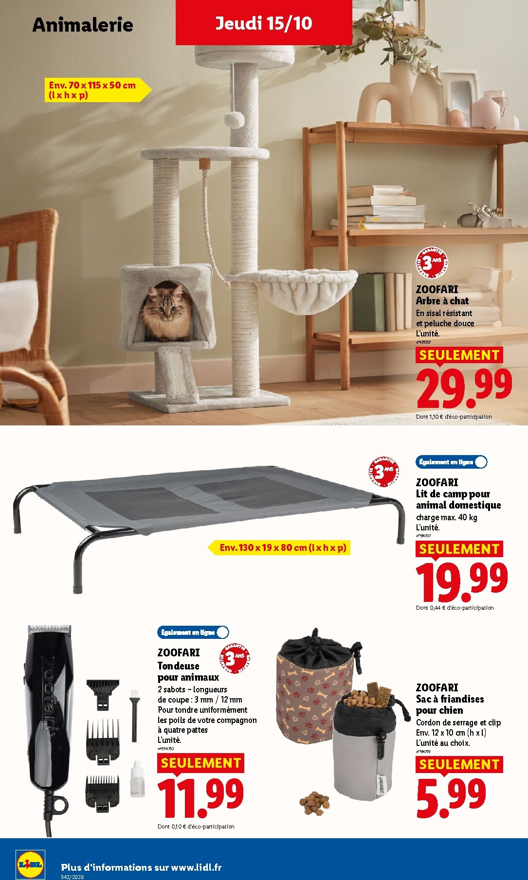 lidl - Current Lidl leaflet valid from de jeudi 15/10/2026 to du mercredi 21/10/2026 - page: 42