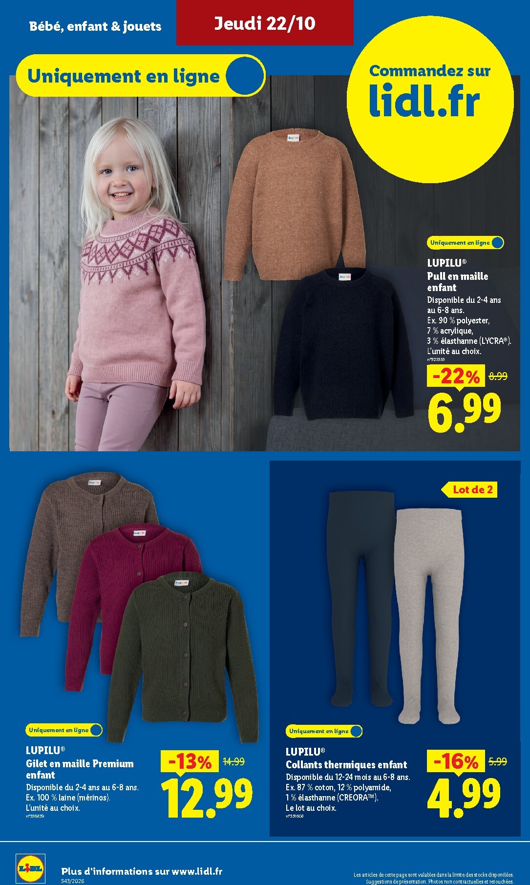 lidl - Current Lidl - Exclu Web leaflet valid from du lundi 19/10/2026 to de jeudi 22/10/2026 - page: 12