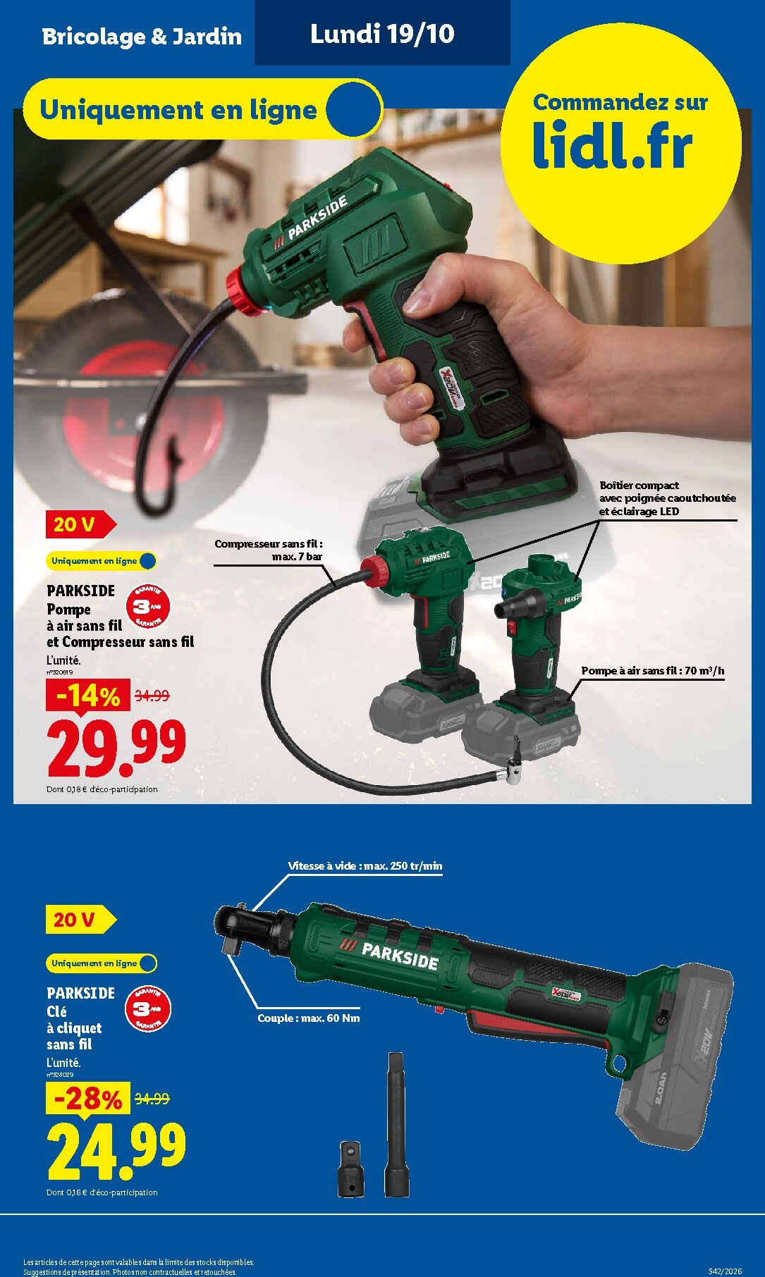 lidl - Current Lidl - Exclu Web leaflet valid from du lundi 19/10/2026 to de jeudi 22/10/2026 - page: 9