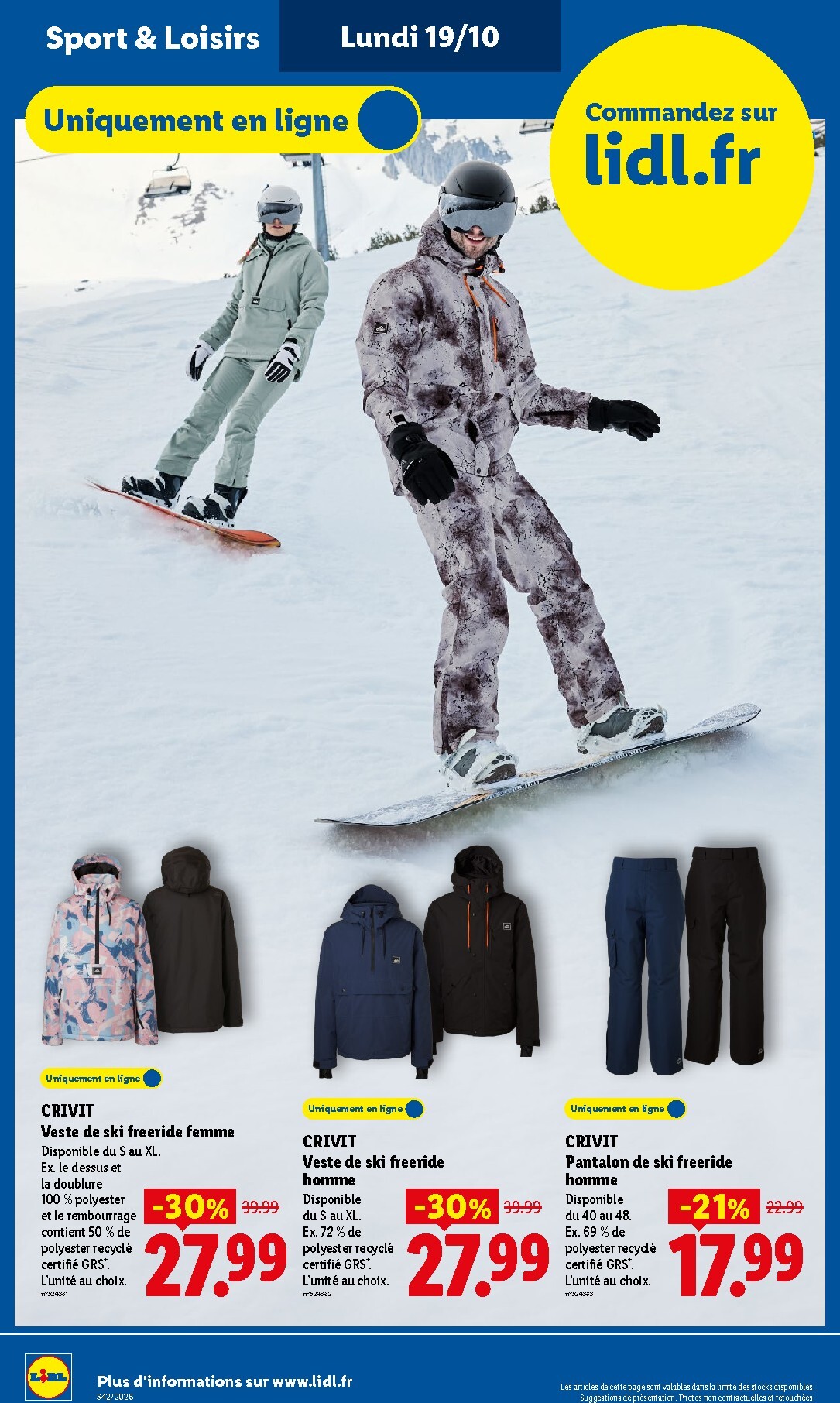 lidl - Current Lidl - Exclu Web leaflet valid from du lundi 19/10/2026 to de jeudi 22/10/2026 - page: 2