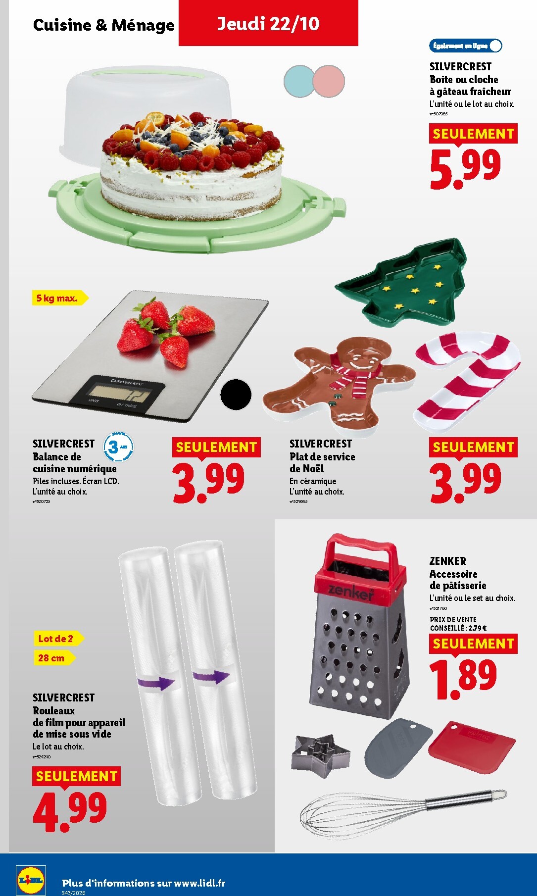 lidl - Prospectus Lidl valide du de jeudi 22/10/2026 au du mercredi 28/10/2026 - page: 46