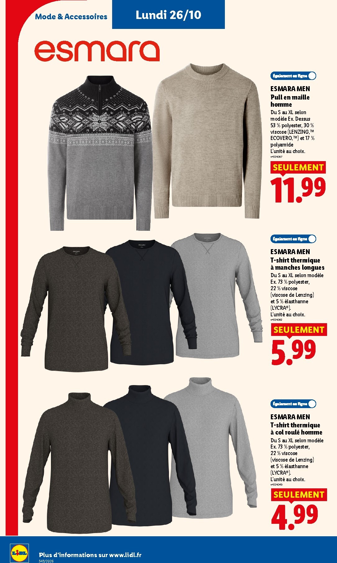 lidl - Prospectus Lidl valide du de jeudi 22/10/2026 au du mercredi 28/10/2026 - page: 60