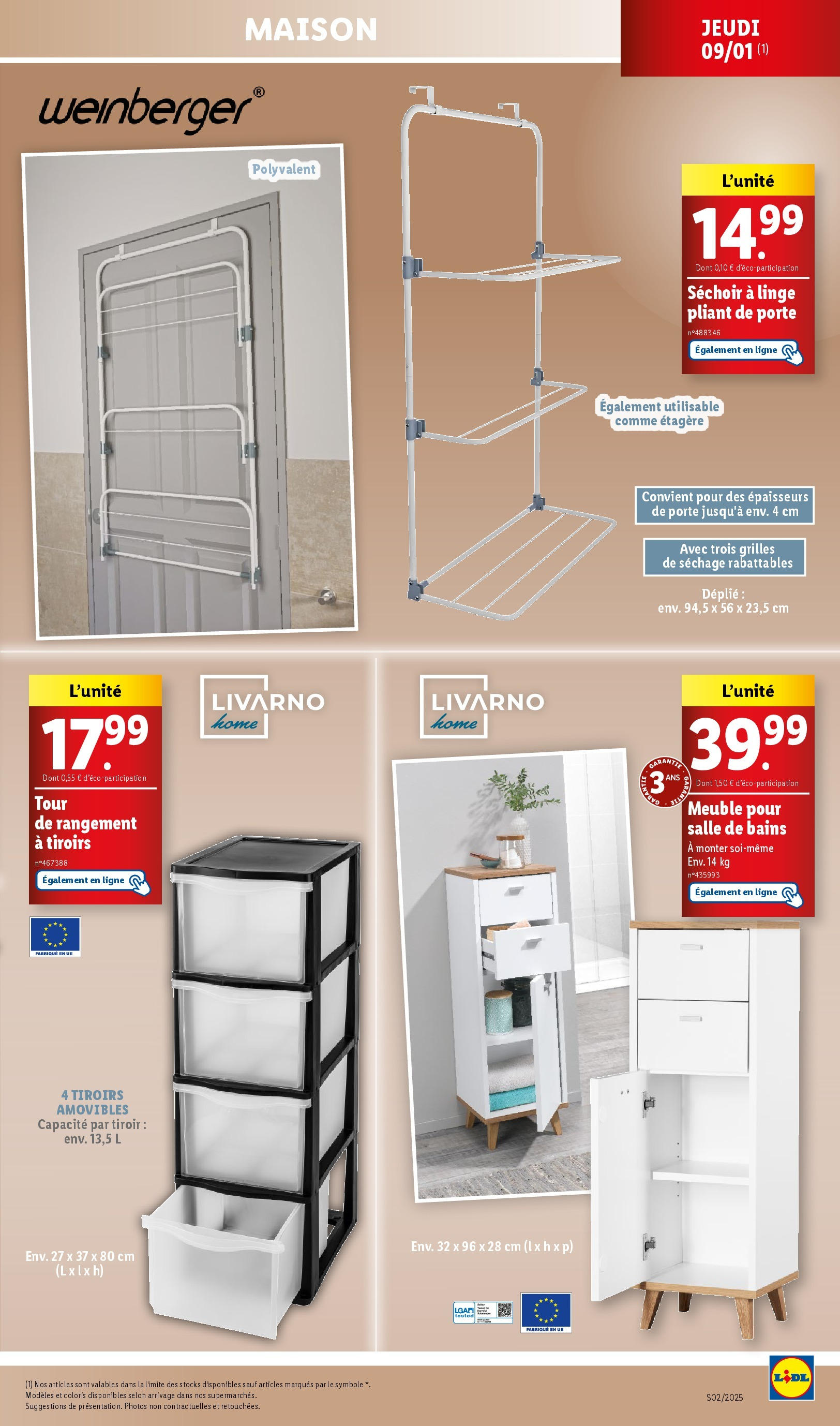 lidl - Catalogue Lidl valable dès 08/01 - 13/01 - page: 27 lidl - Catalogue Lidl valable dès 08/01 - 13/01 - page: 27