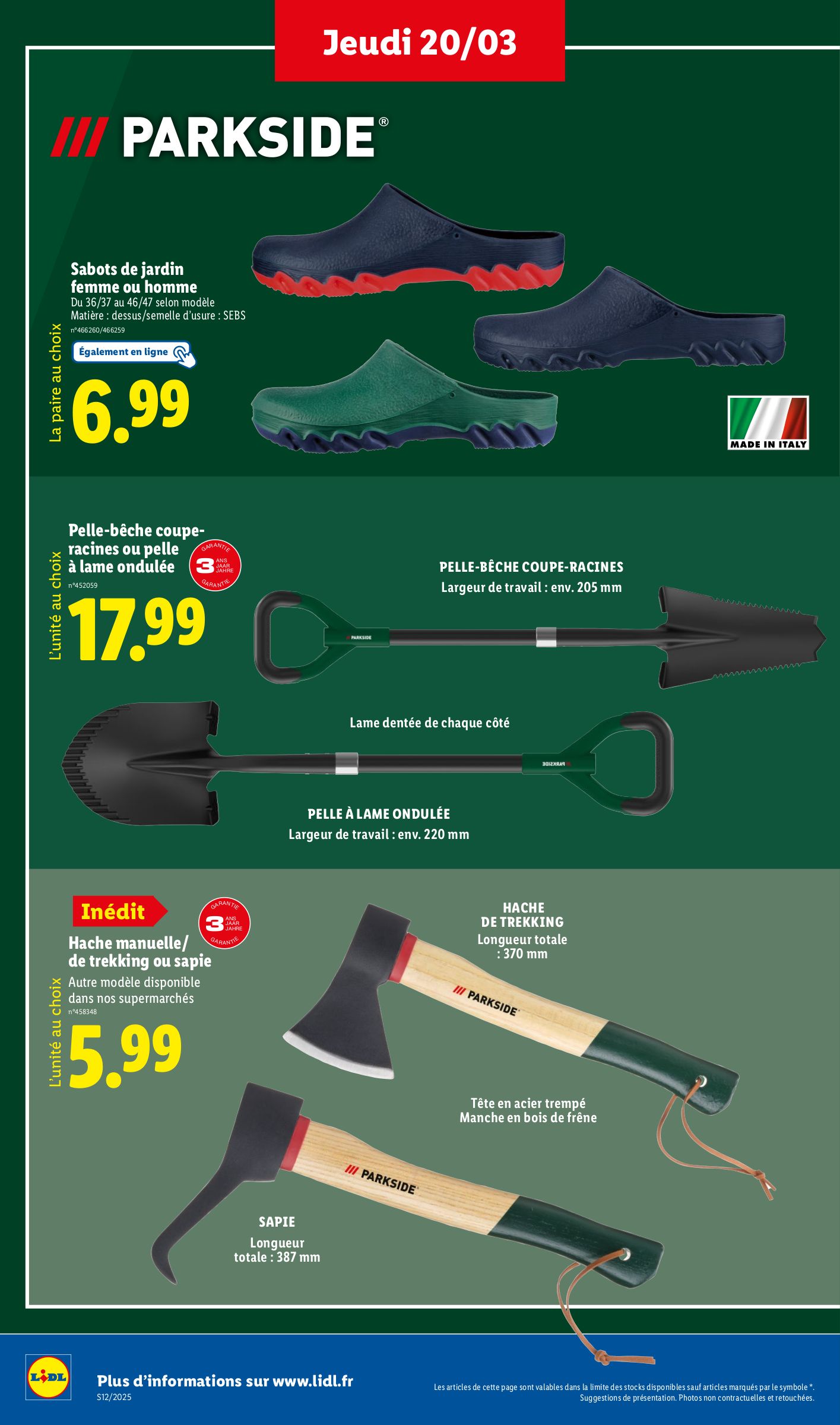 lidl - Catalogue Lidl valable dès 20/03 - 26/03 - page: 44 lidl - Catalogue Lidl valable dès 20/03 - 26/03 - page: 44